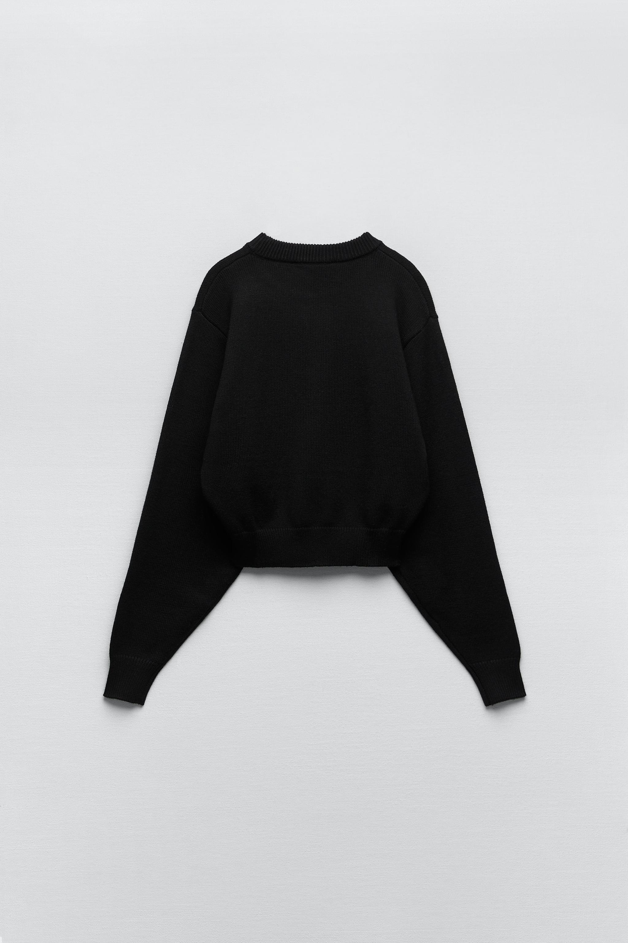 Zara CROP KNIT SWEATER Mall of America®