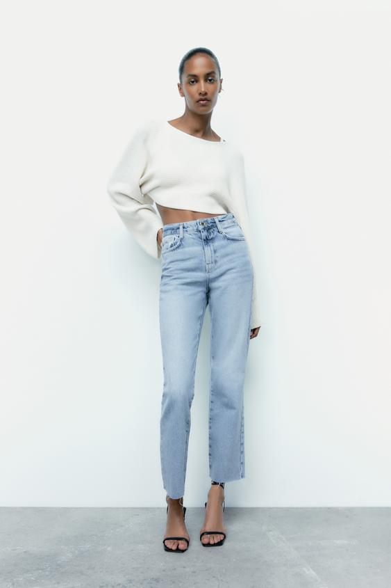 ZARA Z1975 HIGH RISE STRAIGHT JEANS 41 OFF zara-z1975-high-rise-straight-jeans-41-off