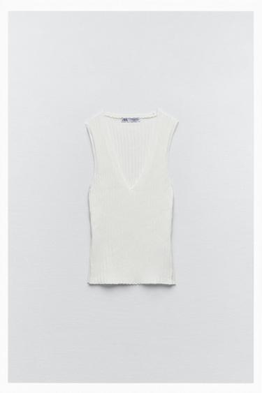 Women´s Ribbed Top | ZARA India