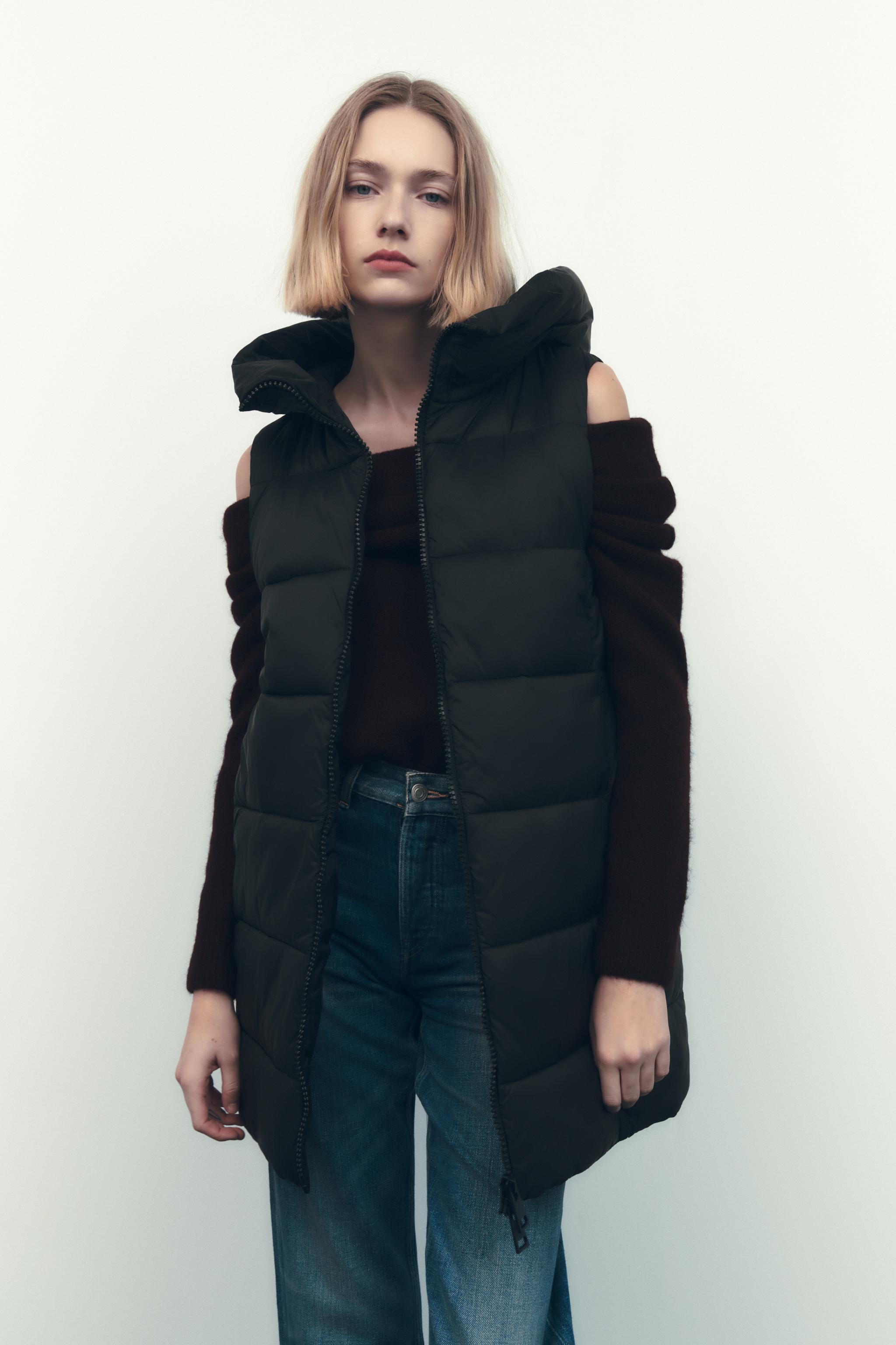 Zara LONG PUFFER VEST | Mall of America®