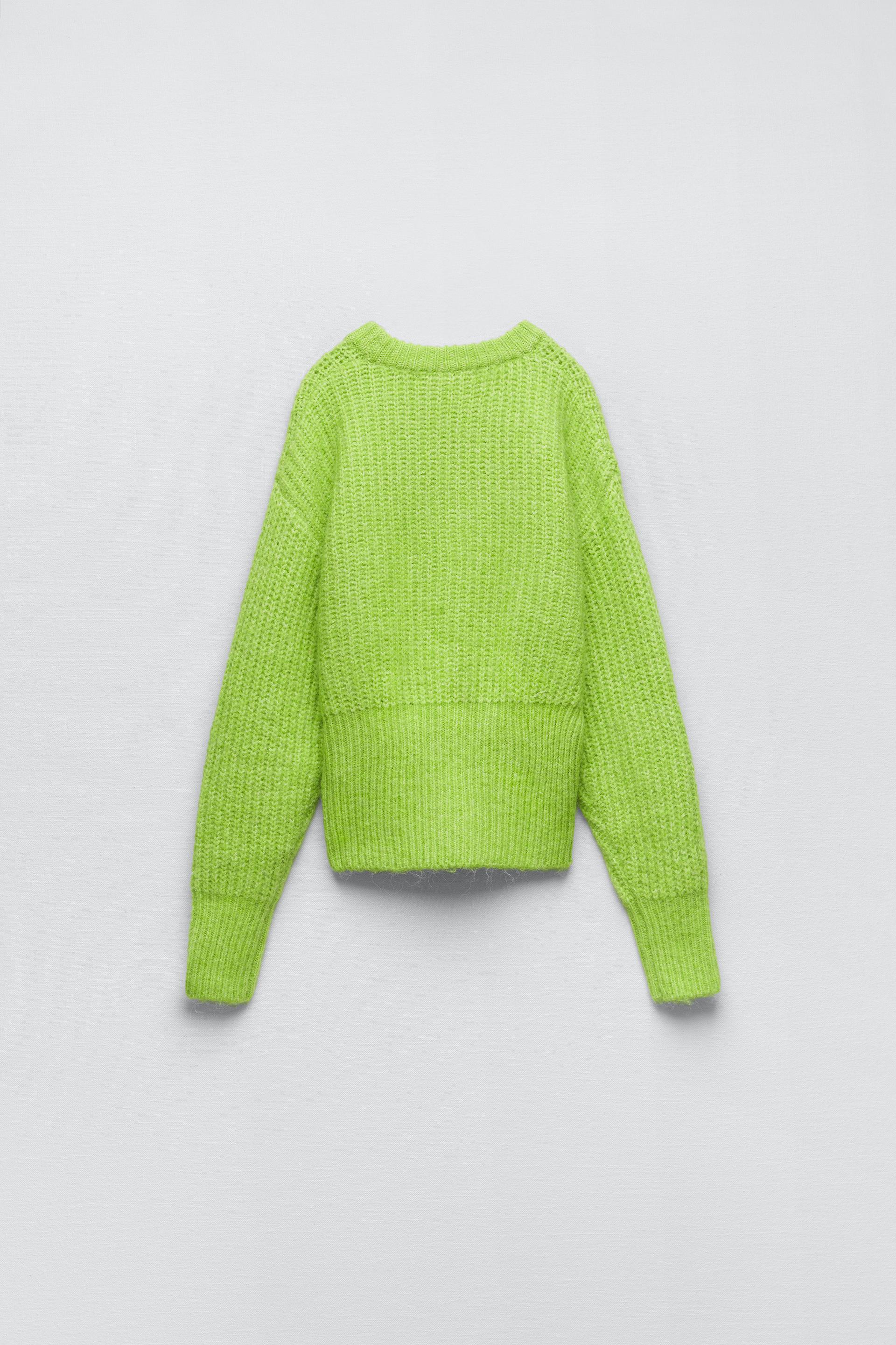 Zara RIBBED KNIT SWEATER 226081042526