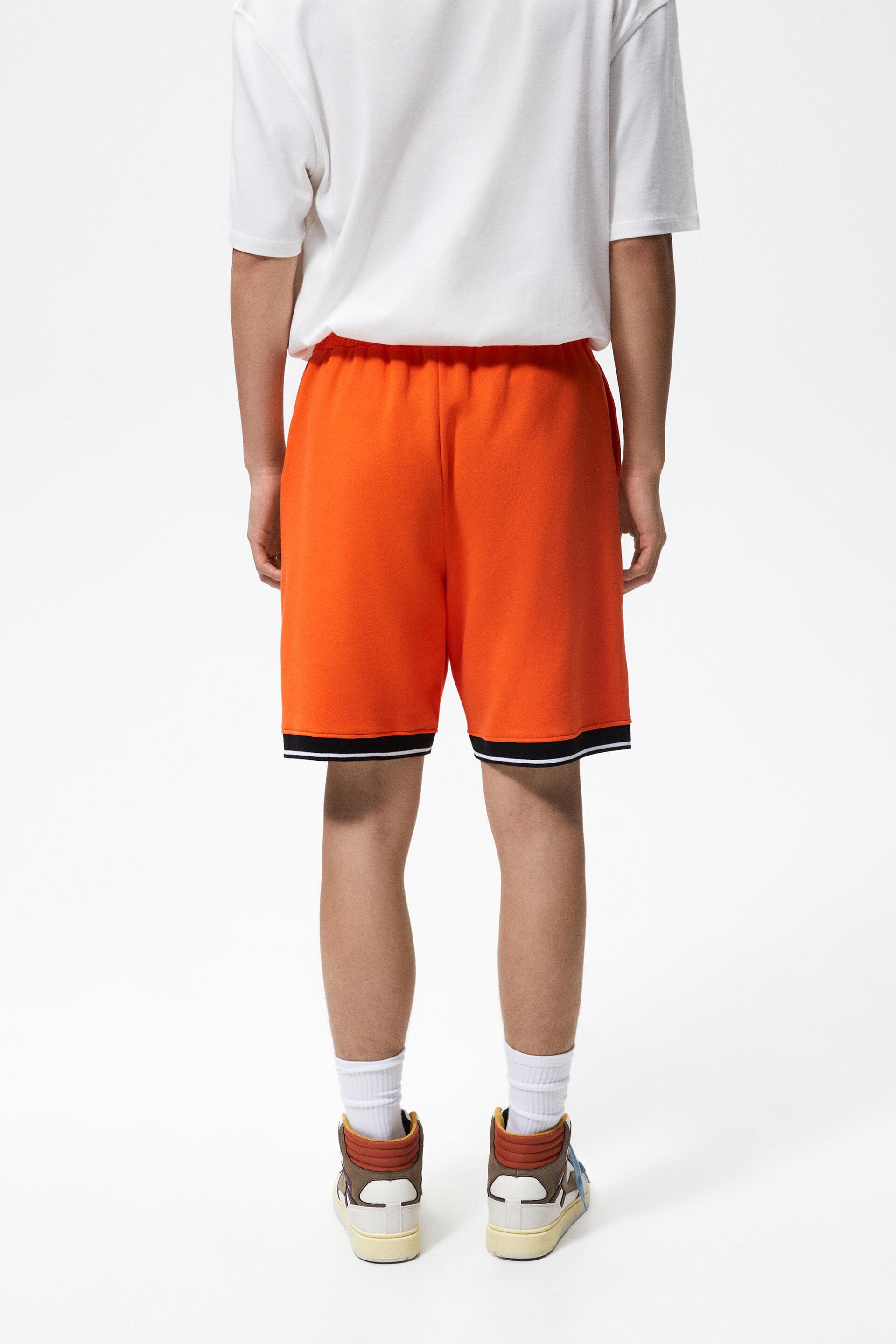 Zara Basketball Embroidered Shorts - Big Apple Buddy