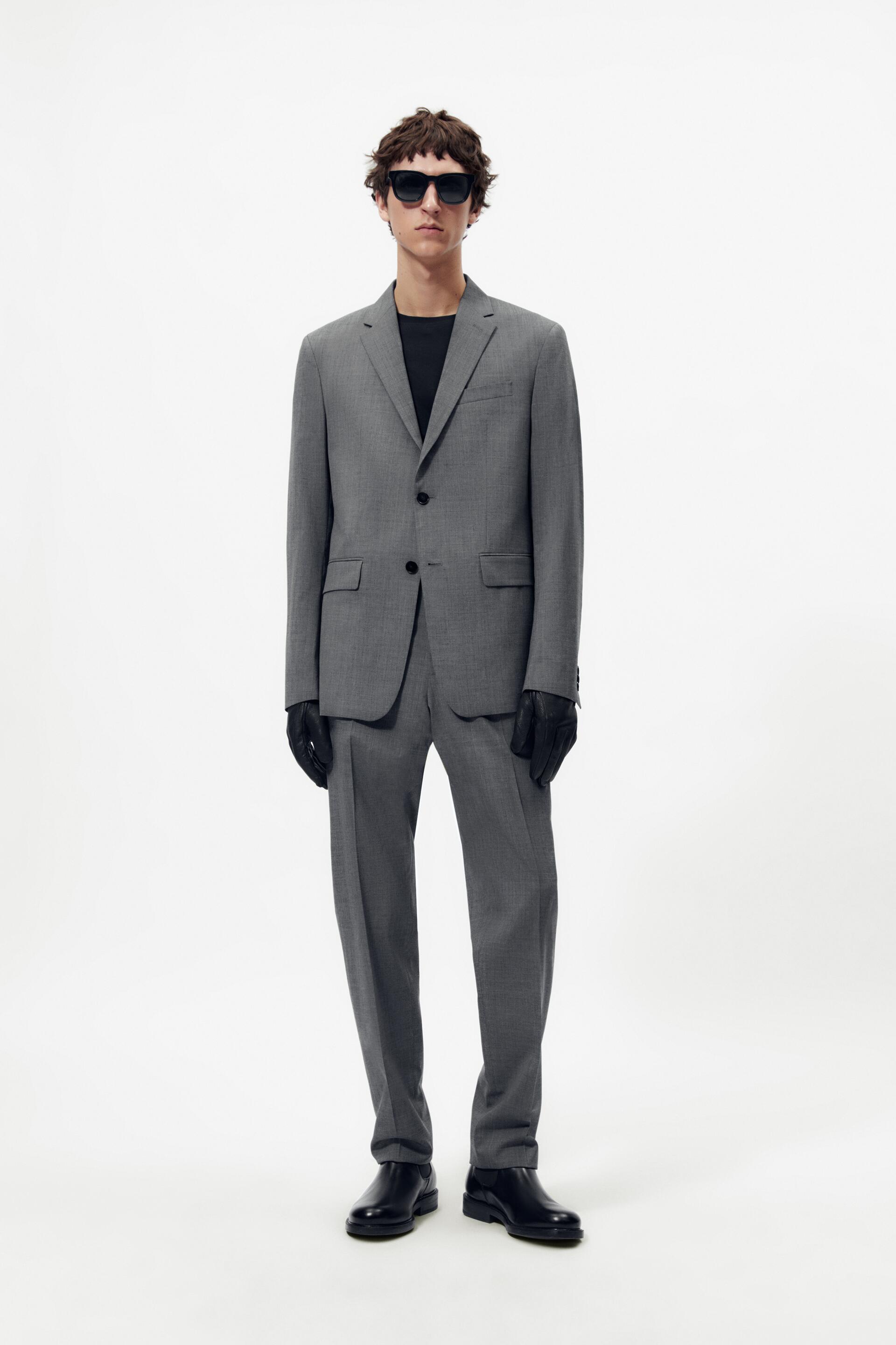Zara 100% Wool Suit Jacket - Big Apple Buddy