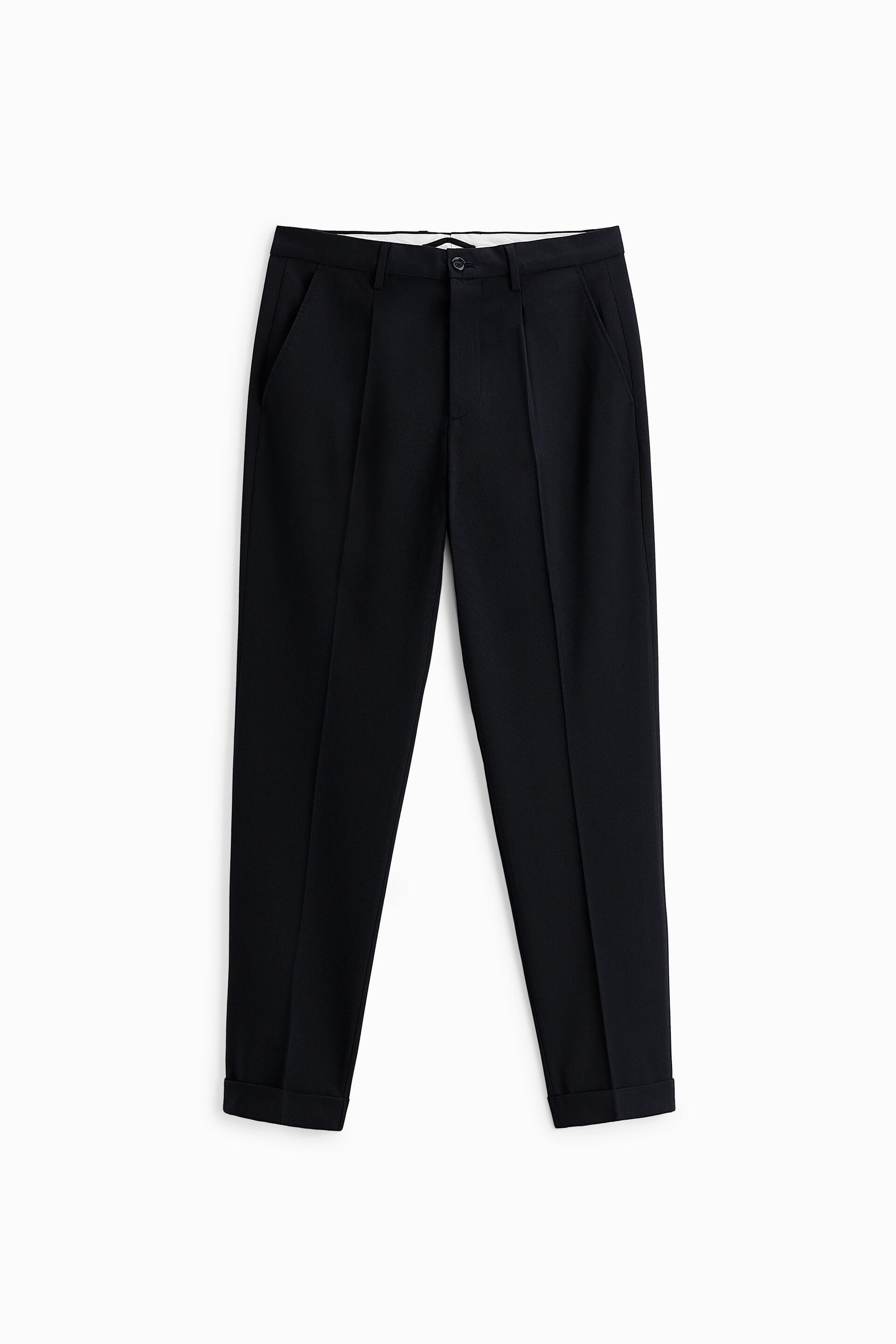 Pleated Trousers Mens Zara atelieryuwa.ciao.jp
