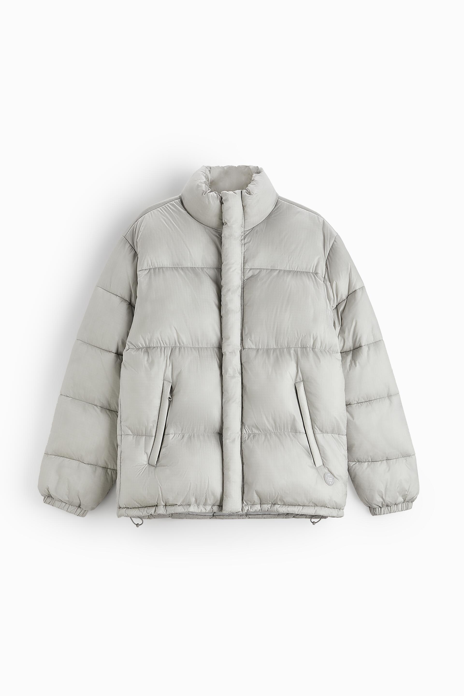 Zara Silver Puffer Jacket
