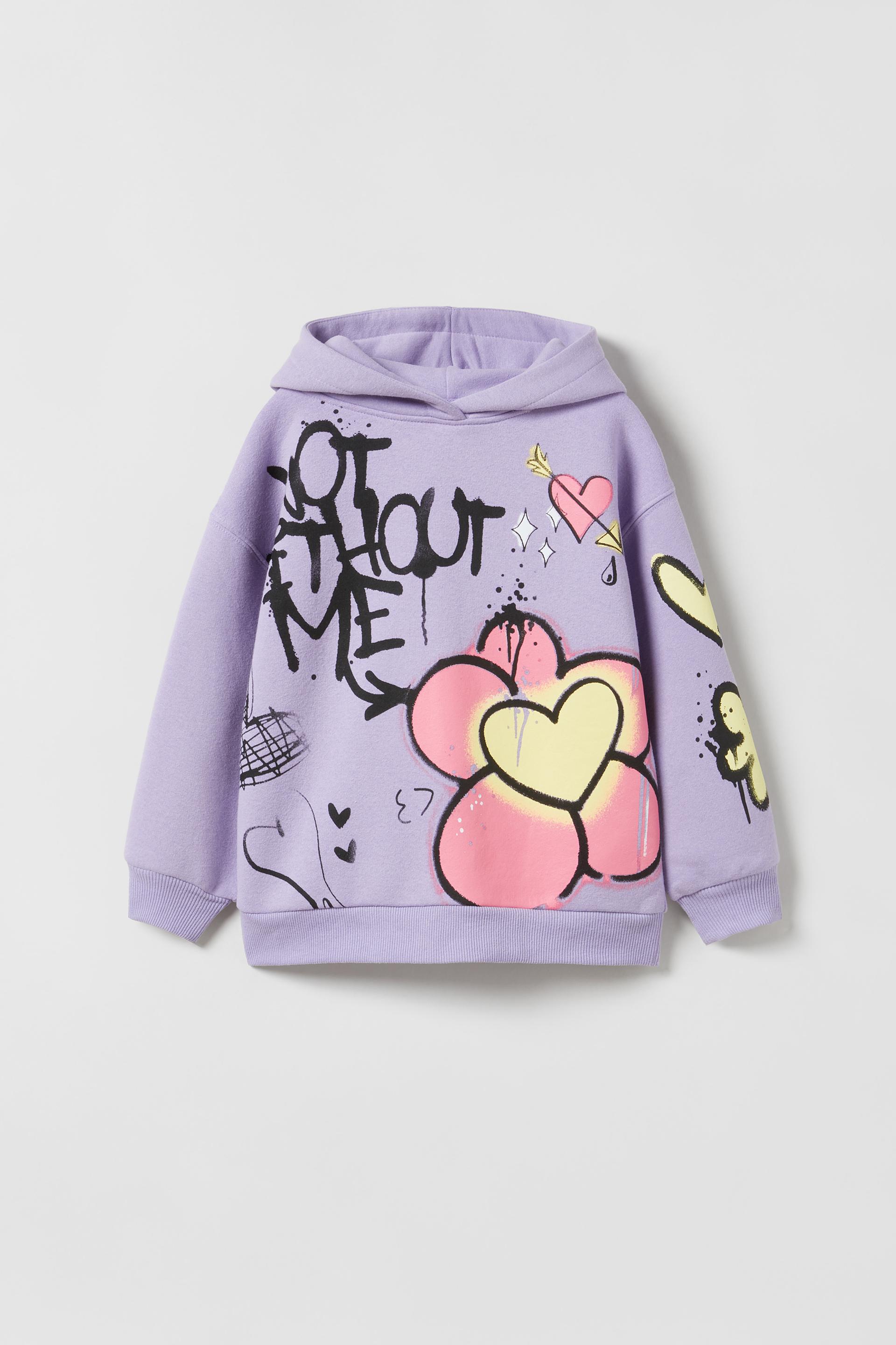 Outrageous mood hoodie zara Clearance