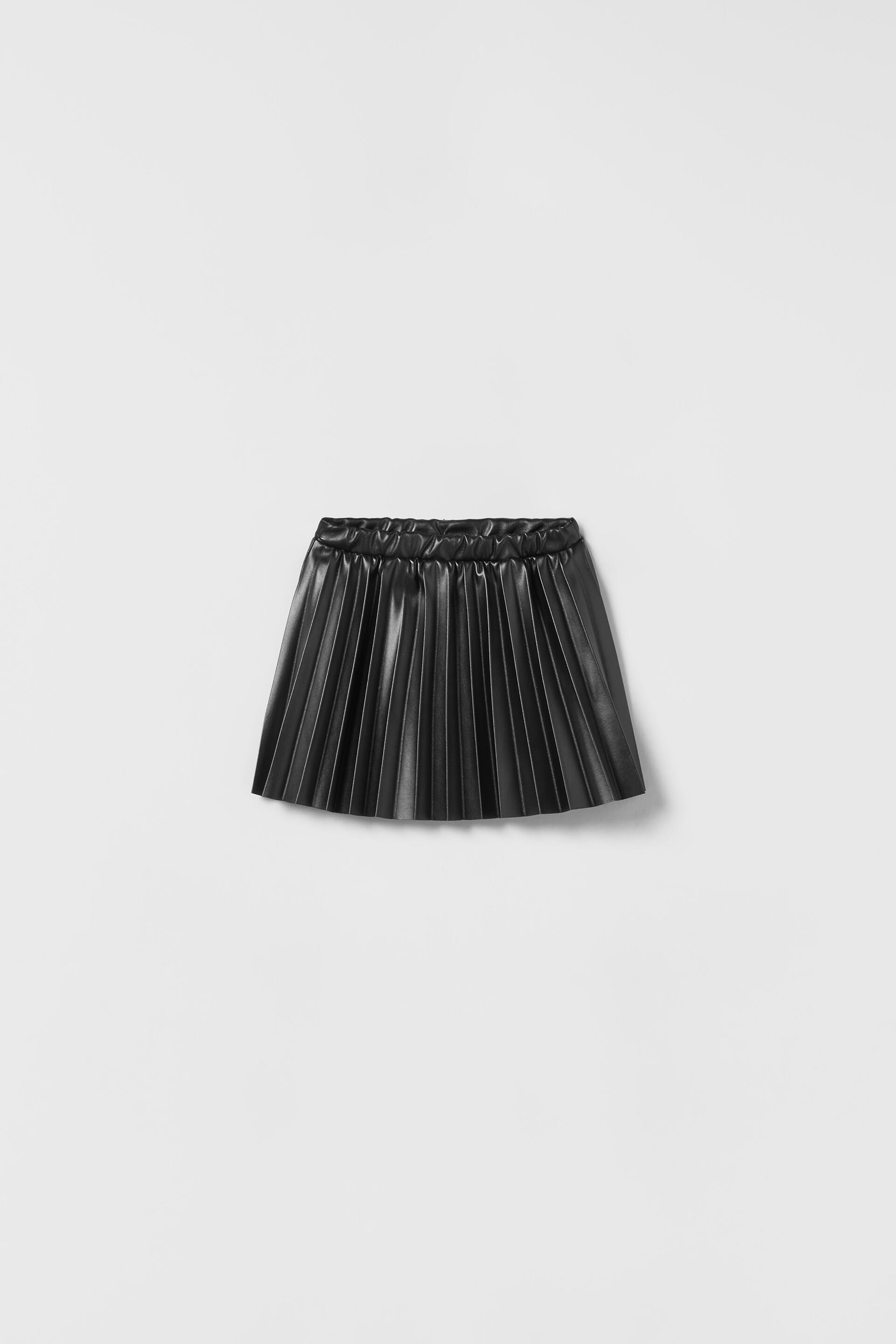 RUBBERISED SKIRT Black ZARA New Zealand