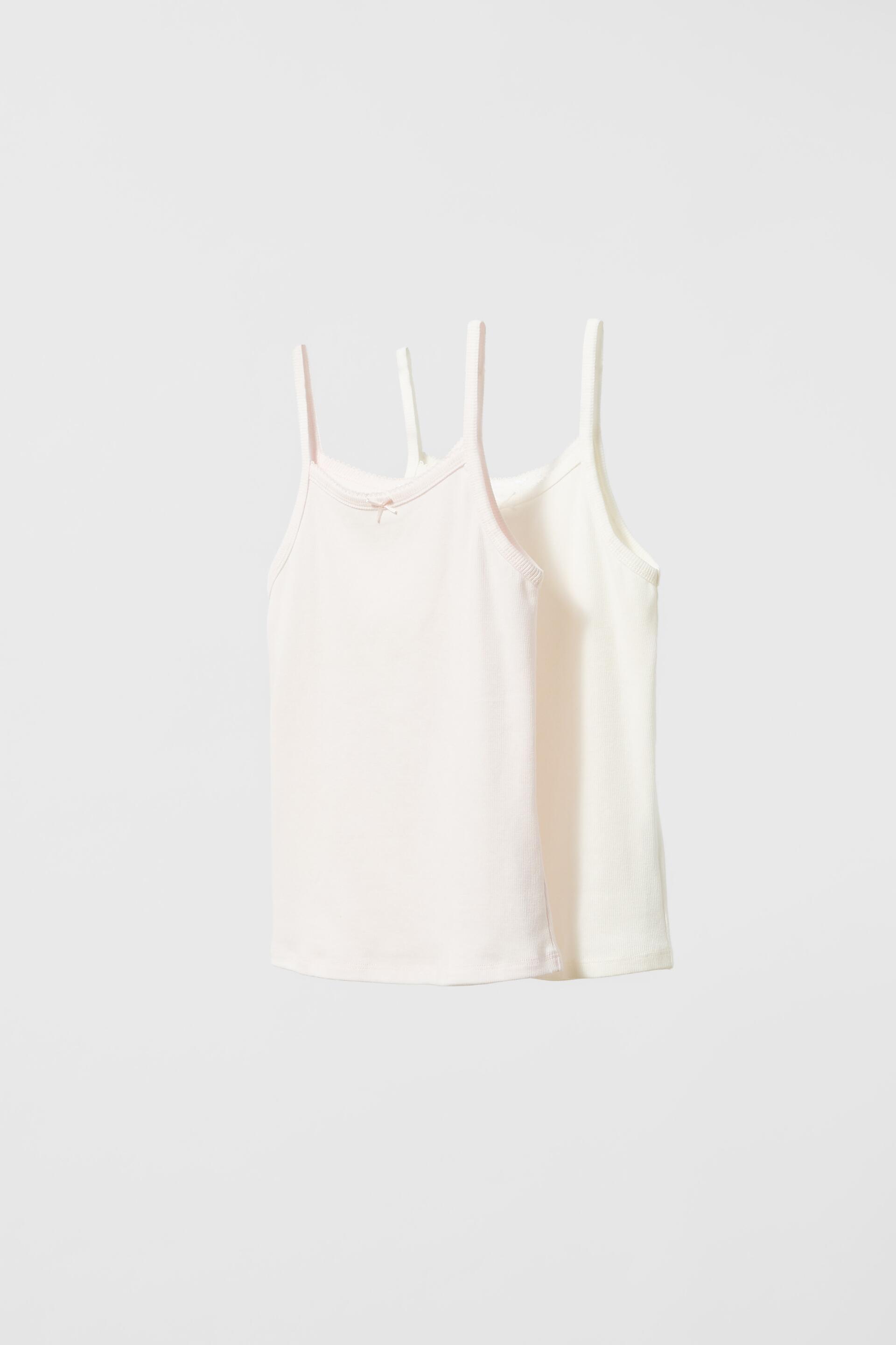 BABY TWO PACK OF RIBBED TOPS Pink ZARA Australia