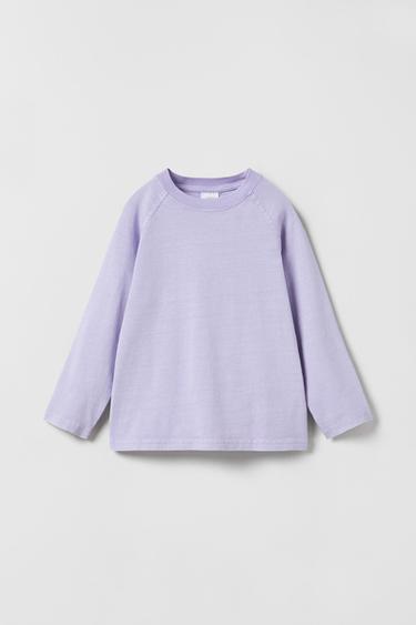 T-SHIRT EN MAILLE DE COTON ET LIN À RAYURES - Gris / Beige | France