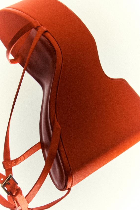 satin strap sandals