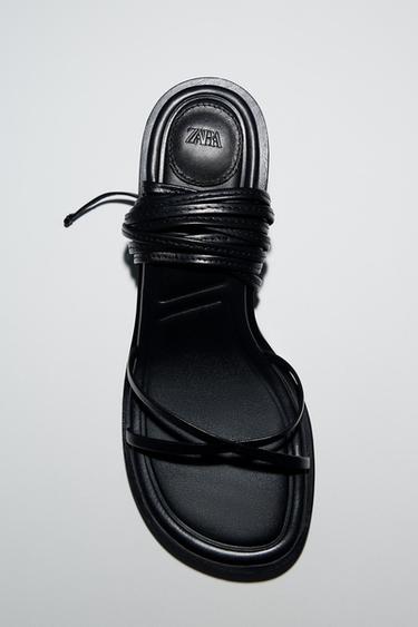 Zara Talons Hauts 37 – Bleu Et Noir – Très Bon état, Portés 2 Fois – 10,5 Cm