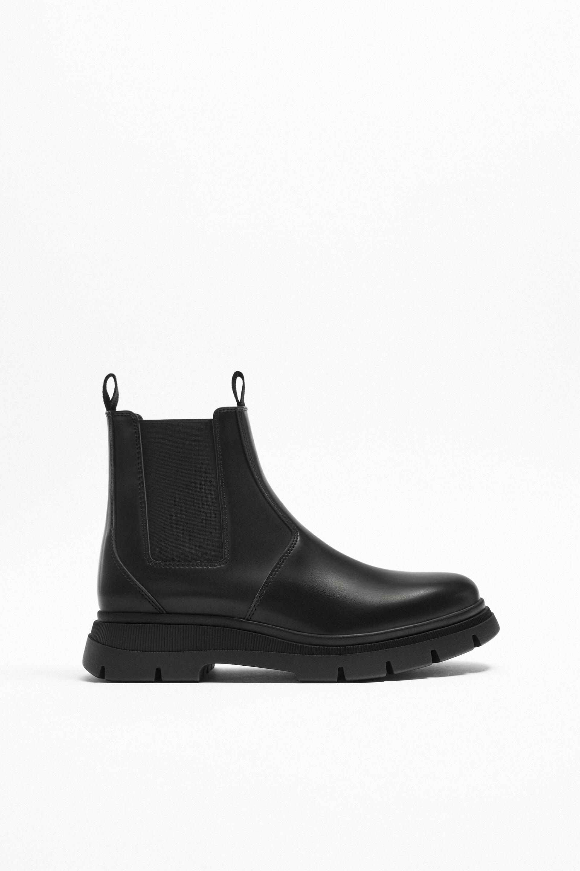 Zara Black Chelsea Boots atelieryuwa.ciao.jp