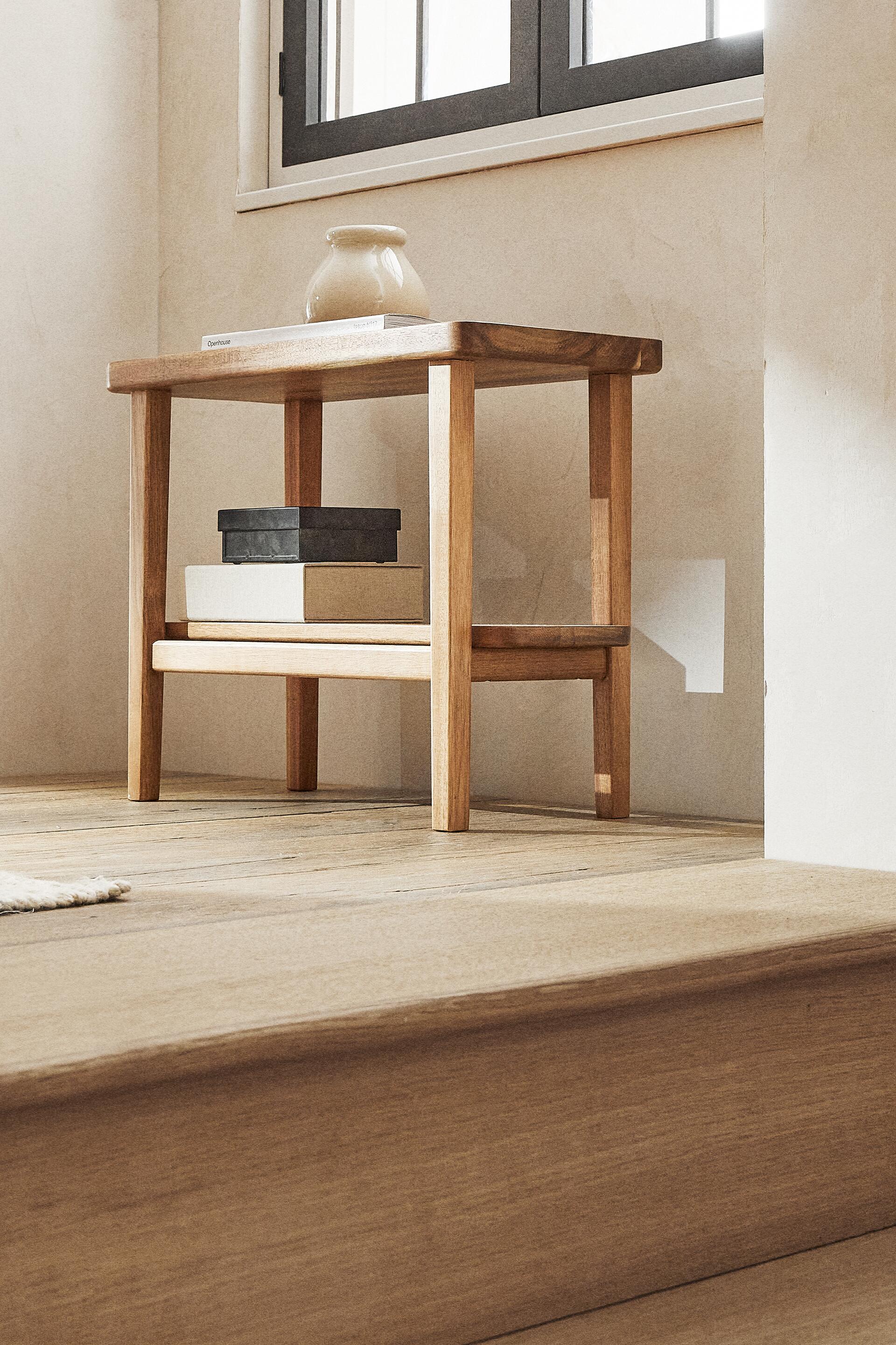 Zara Acacia Wood Bench International Shipping