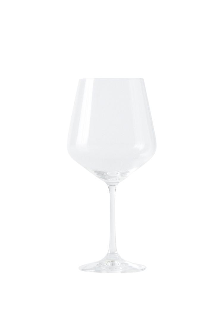 LARGE BOHEMIA CRYSTAL WINE GLASS