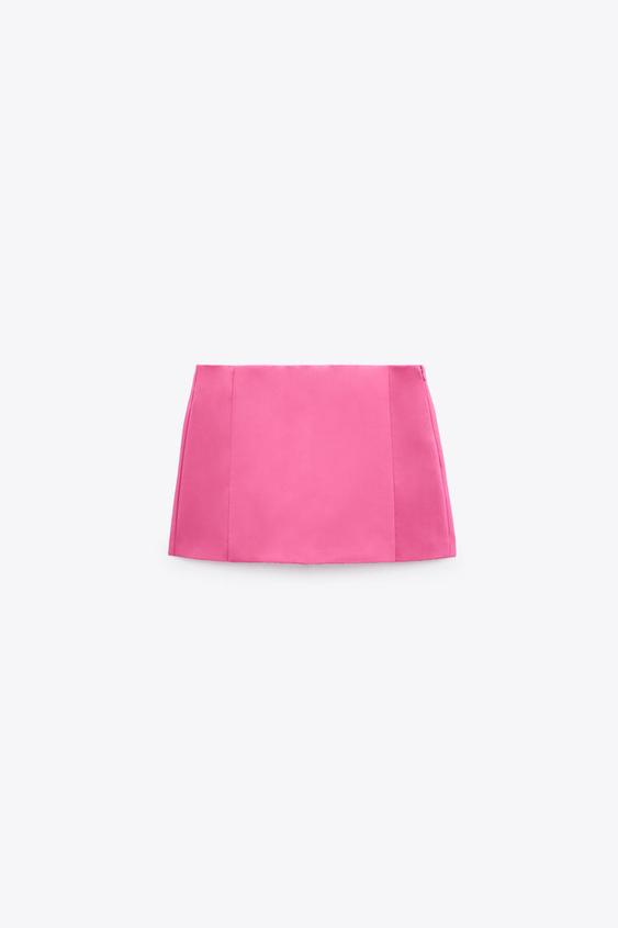 ZARA Pink Knit Mini Skirt 5536/124 [XSL] ubicaciondepersonas.cdmx.gob.mx