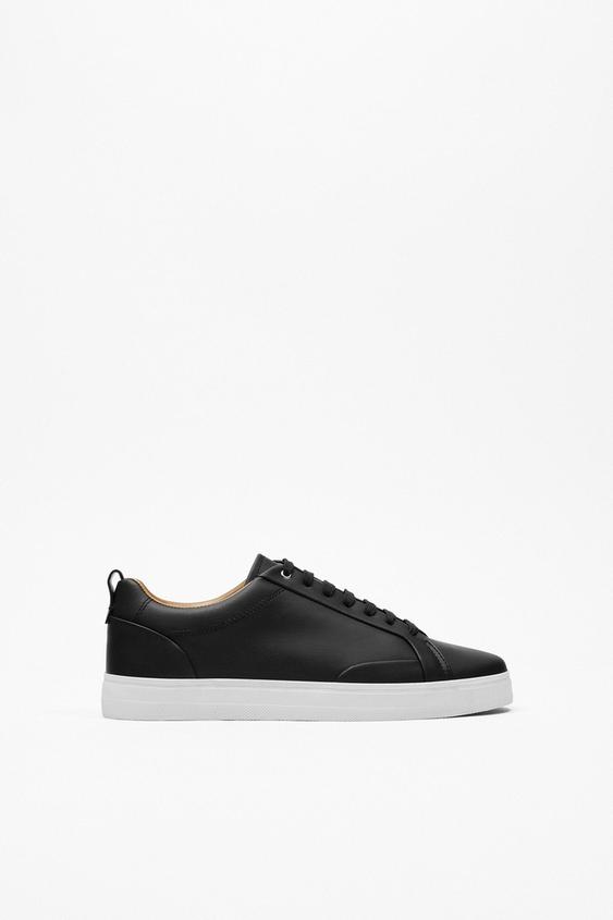 zara minimalist trainers