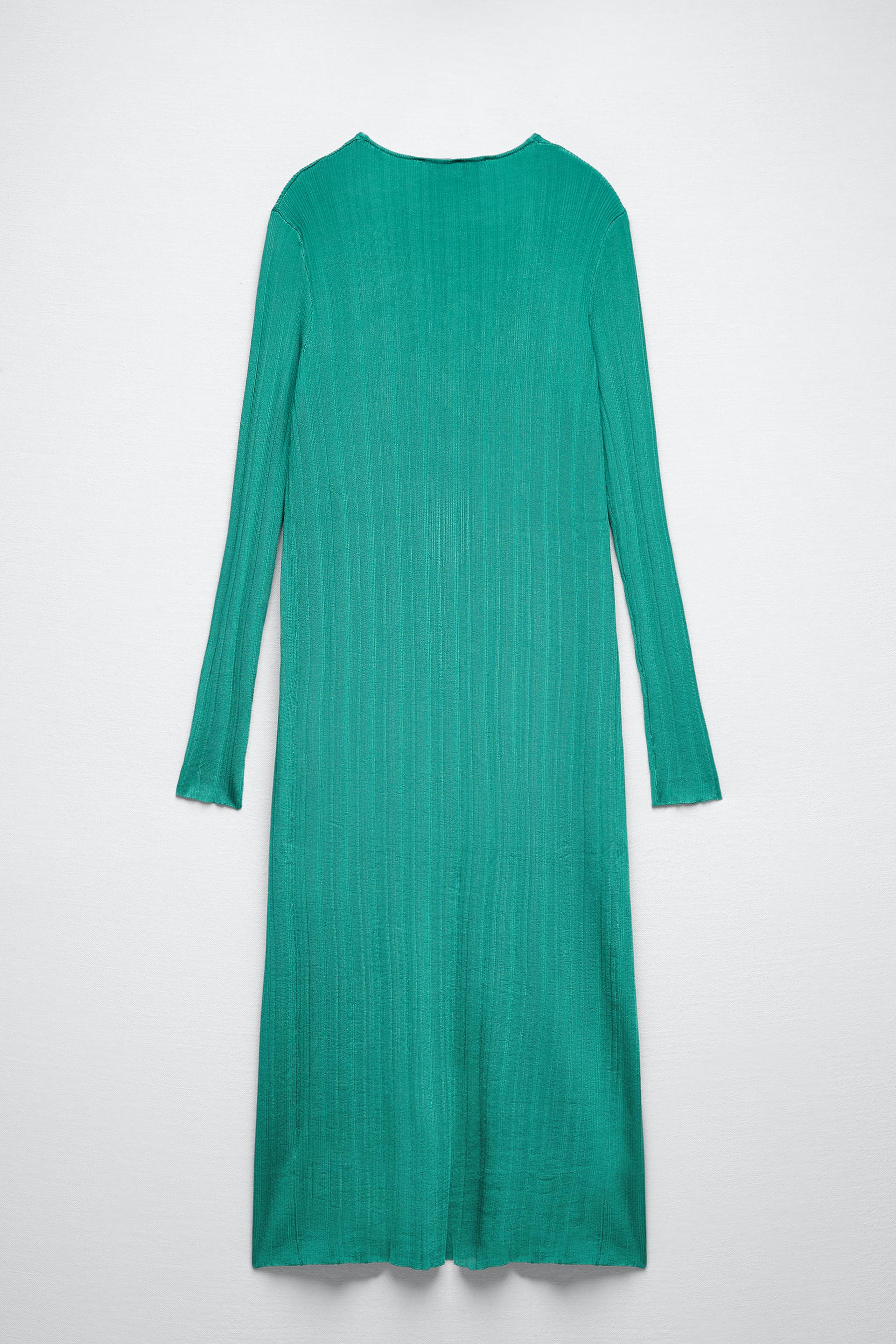 Zara LONG KNIT CARDIGAN 169811485500