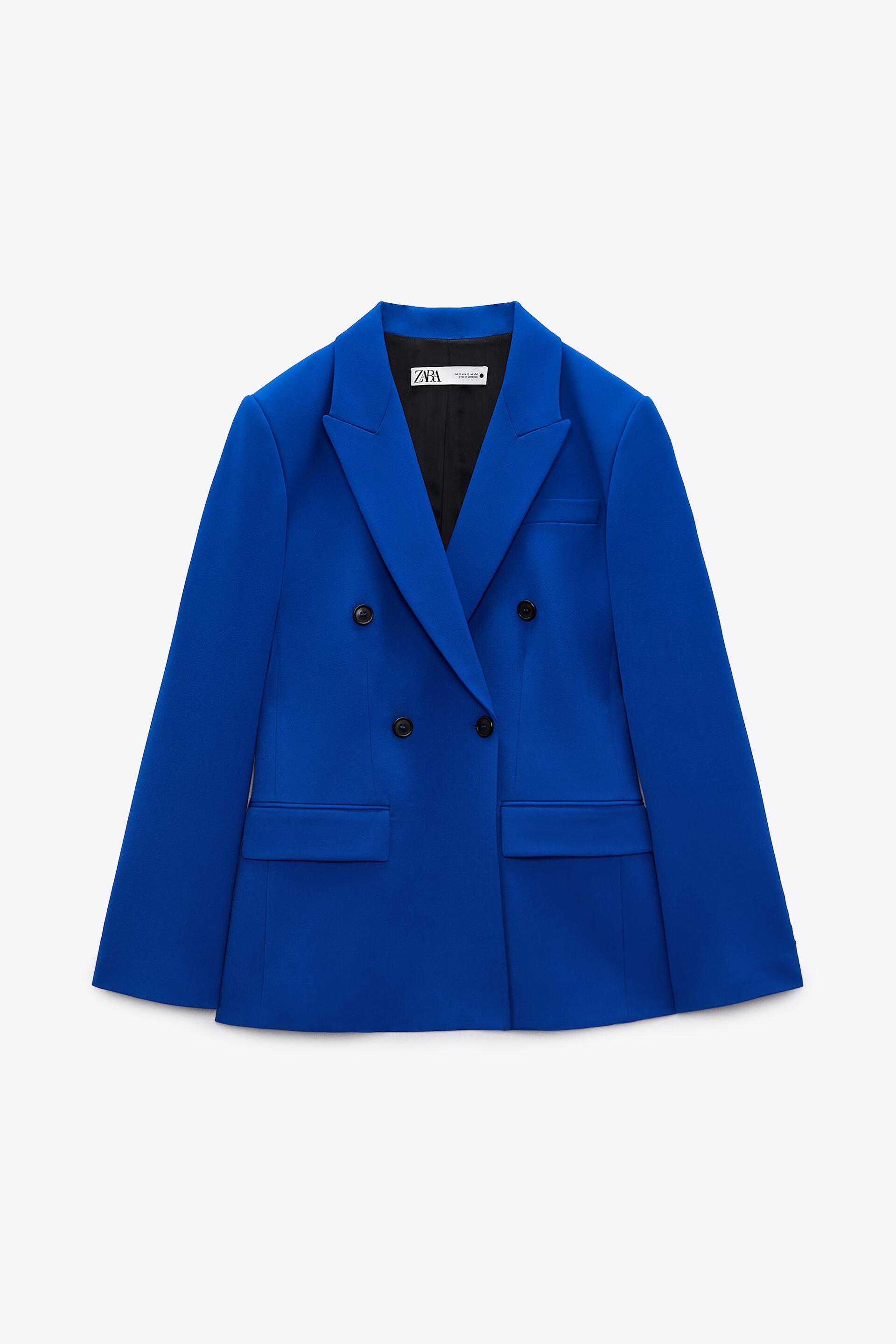 Блейзер Zara голубой