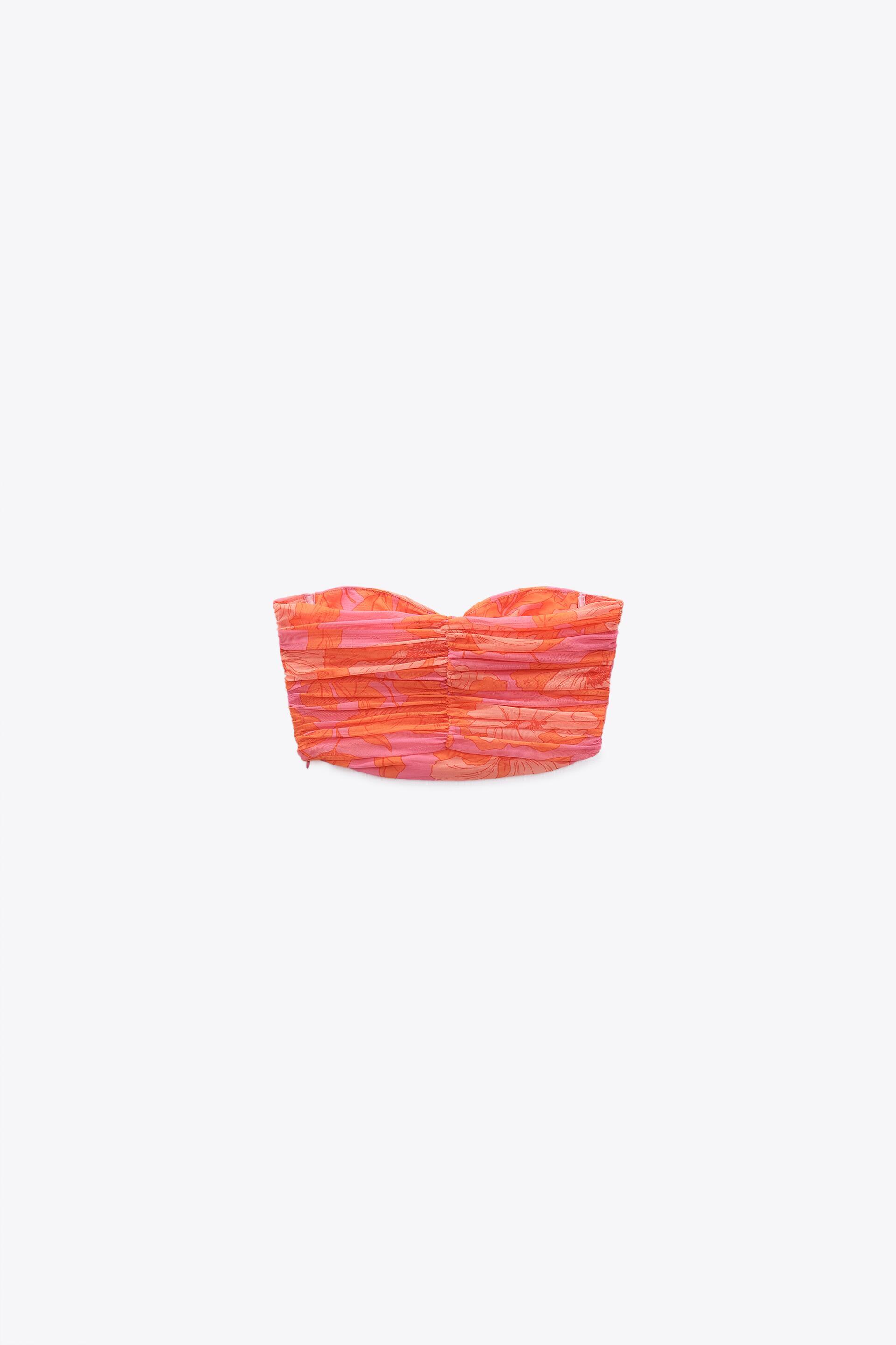 zara tulle corset