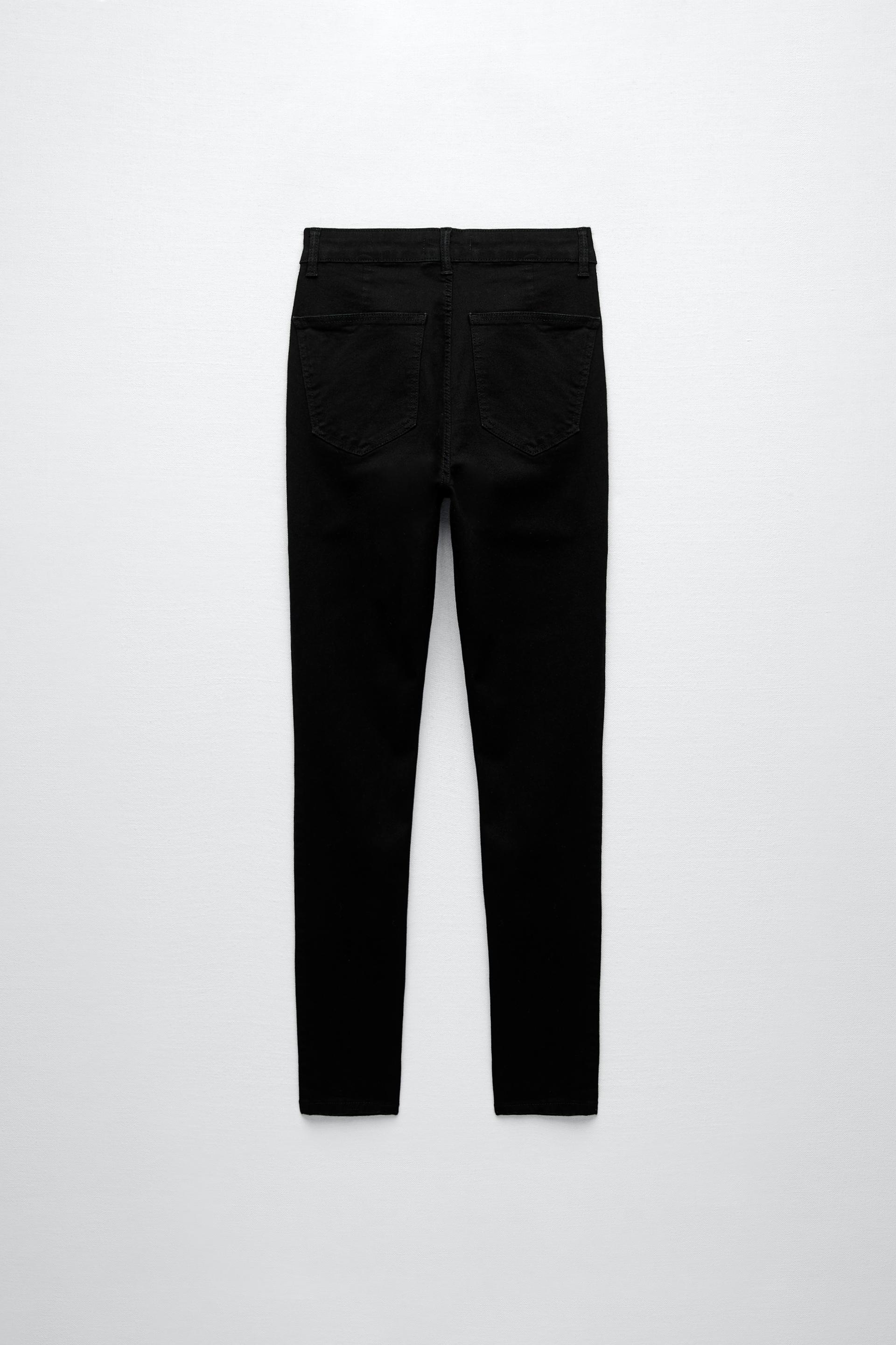 zara high rise super elastic jeggings
