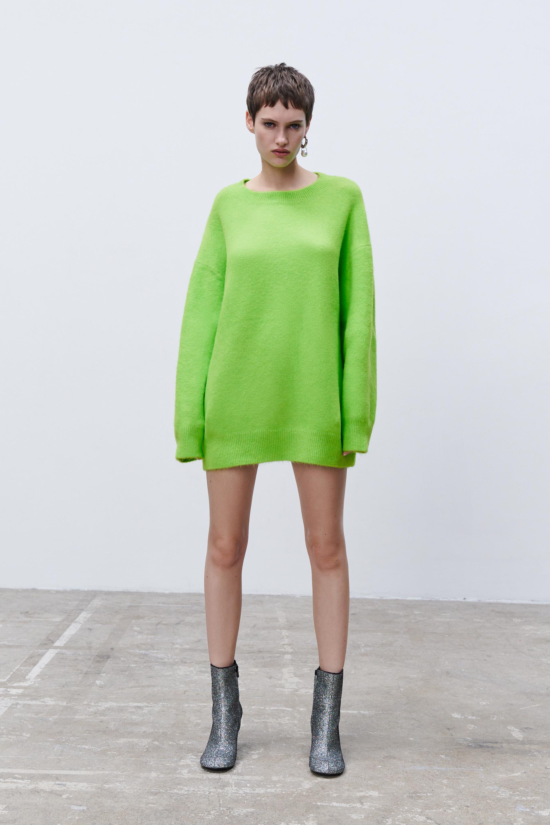 Zara OVERSIZED KNIT SWEATER 155629907500