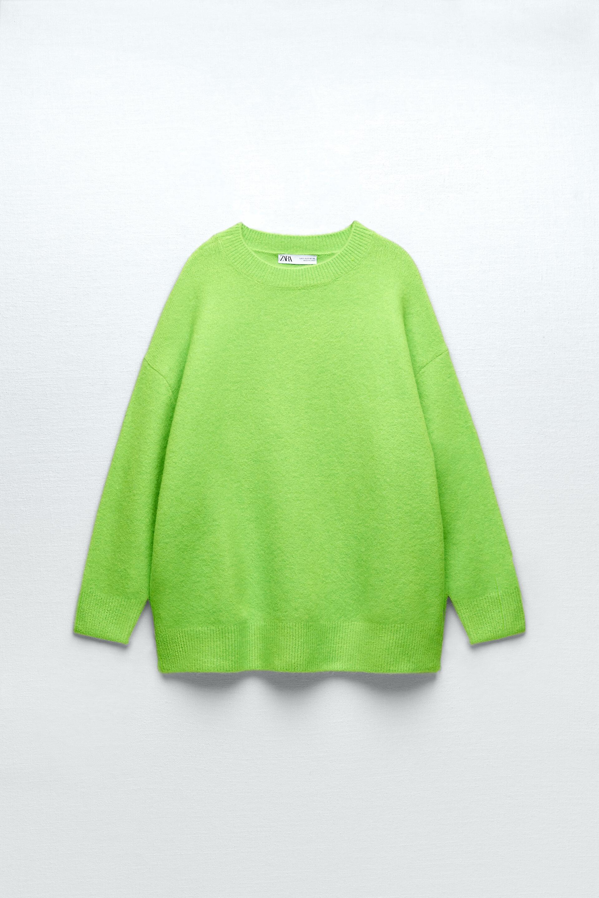 Zara OVERSIZED KNIT SWEATER 144395265500