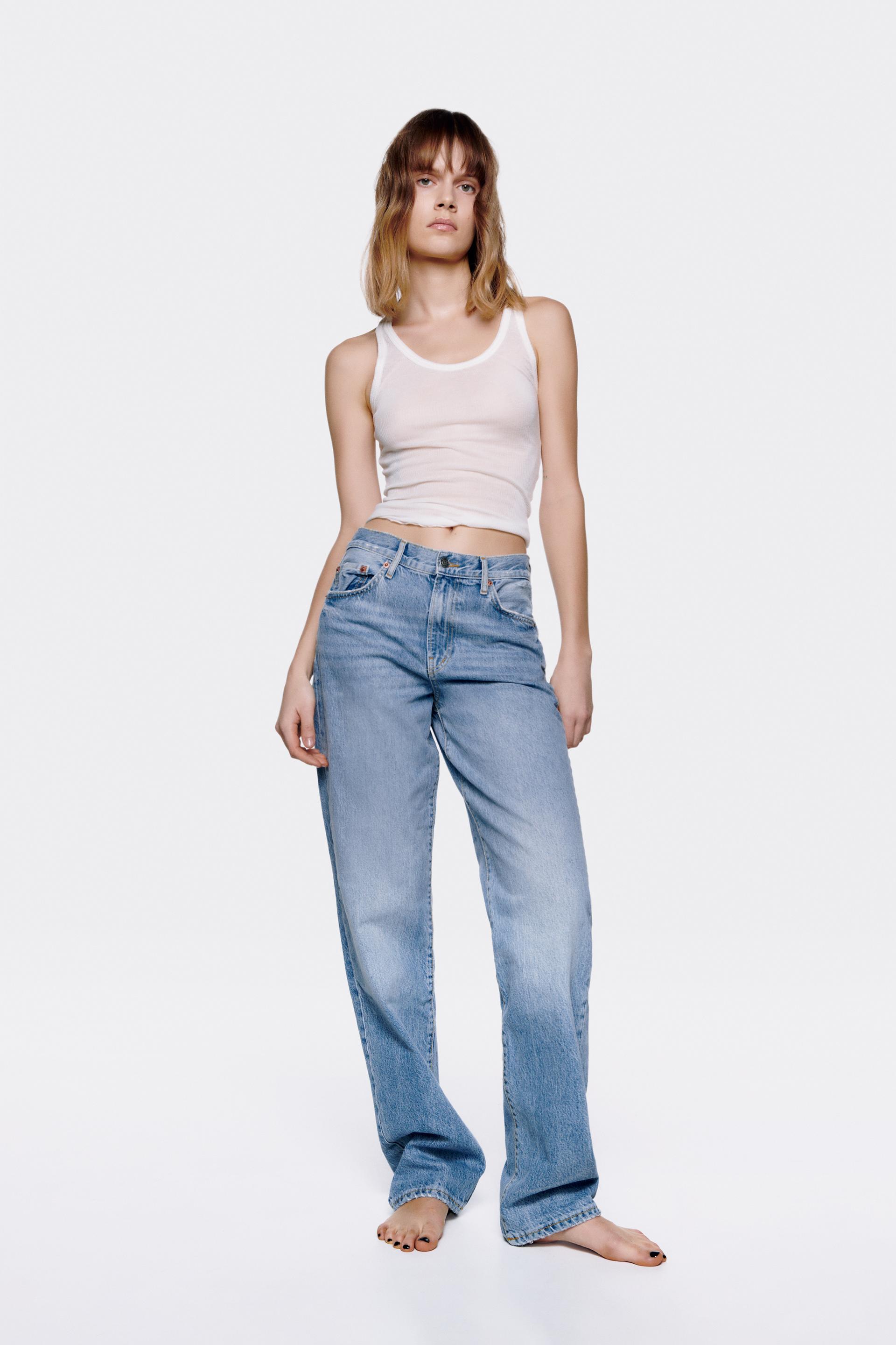 Джинсы Зара ZW Relaxed Fit