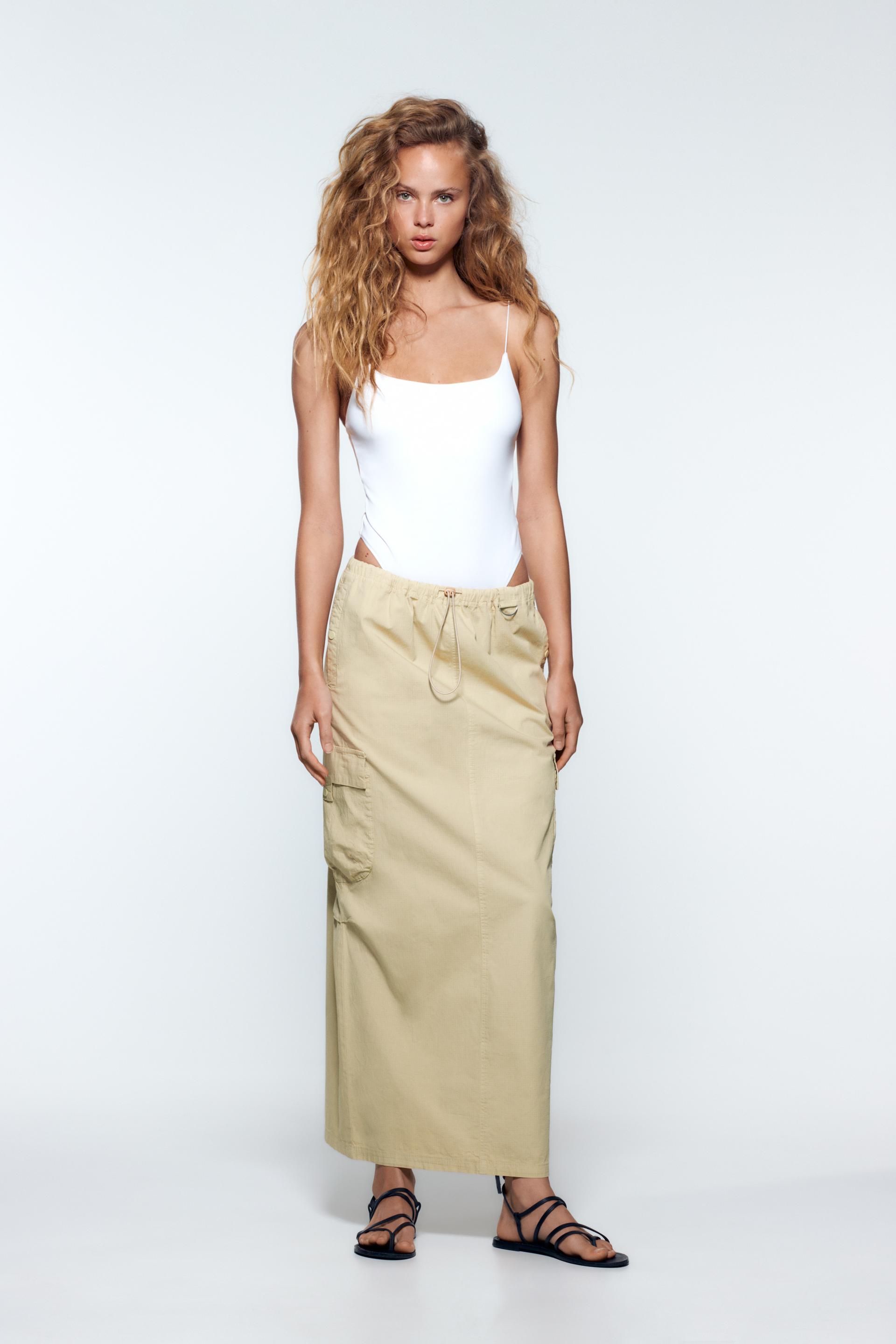 Юбка карго Zara
