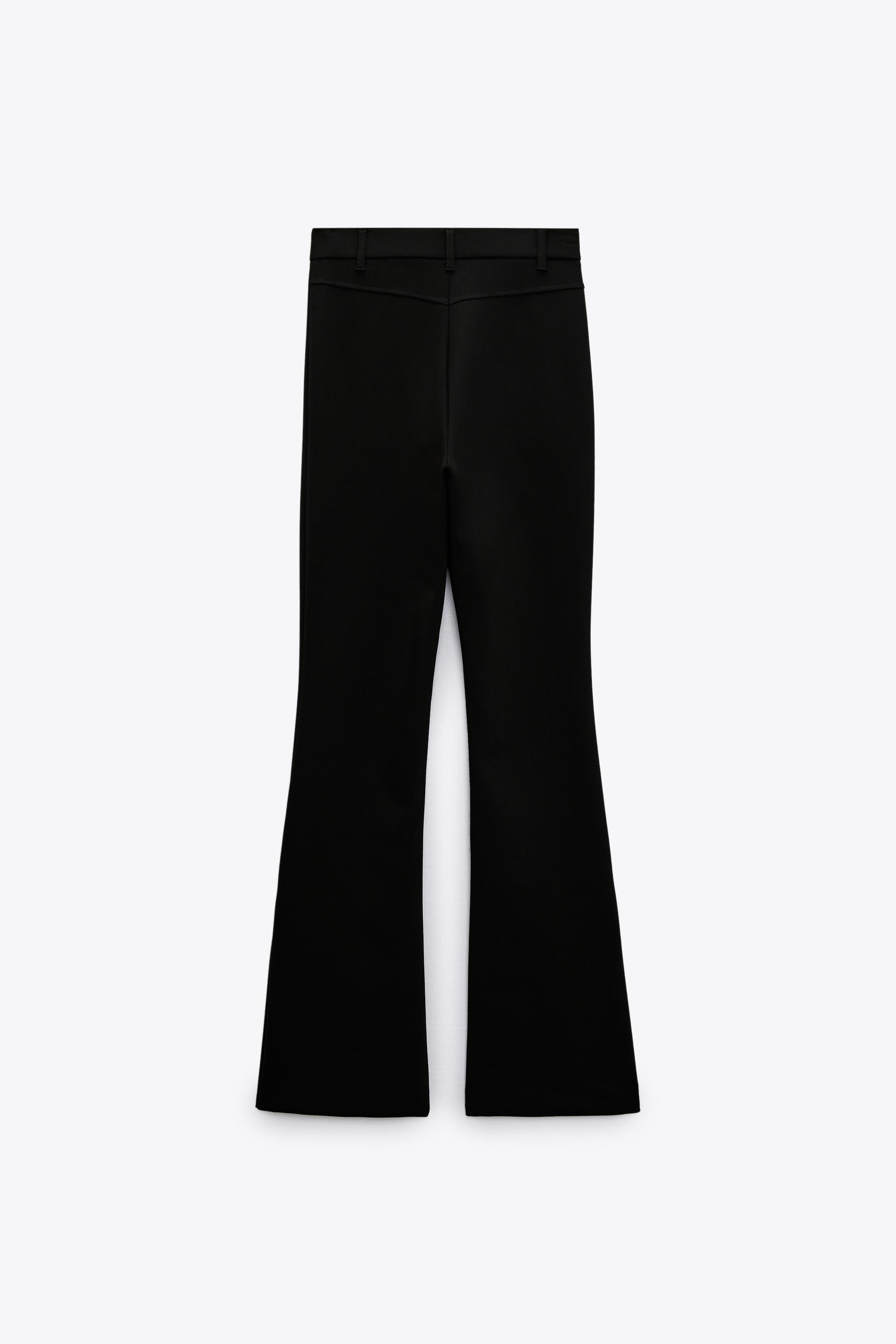 zara flared leggings