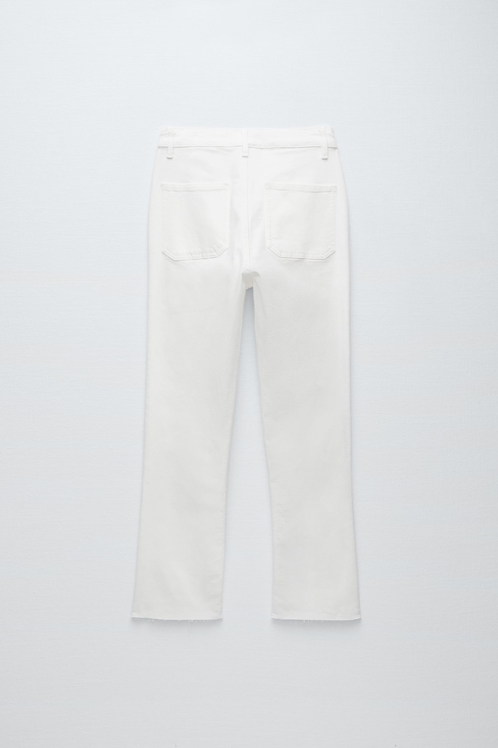 cropped flare jeans zara