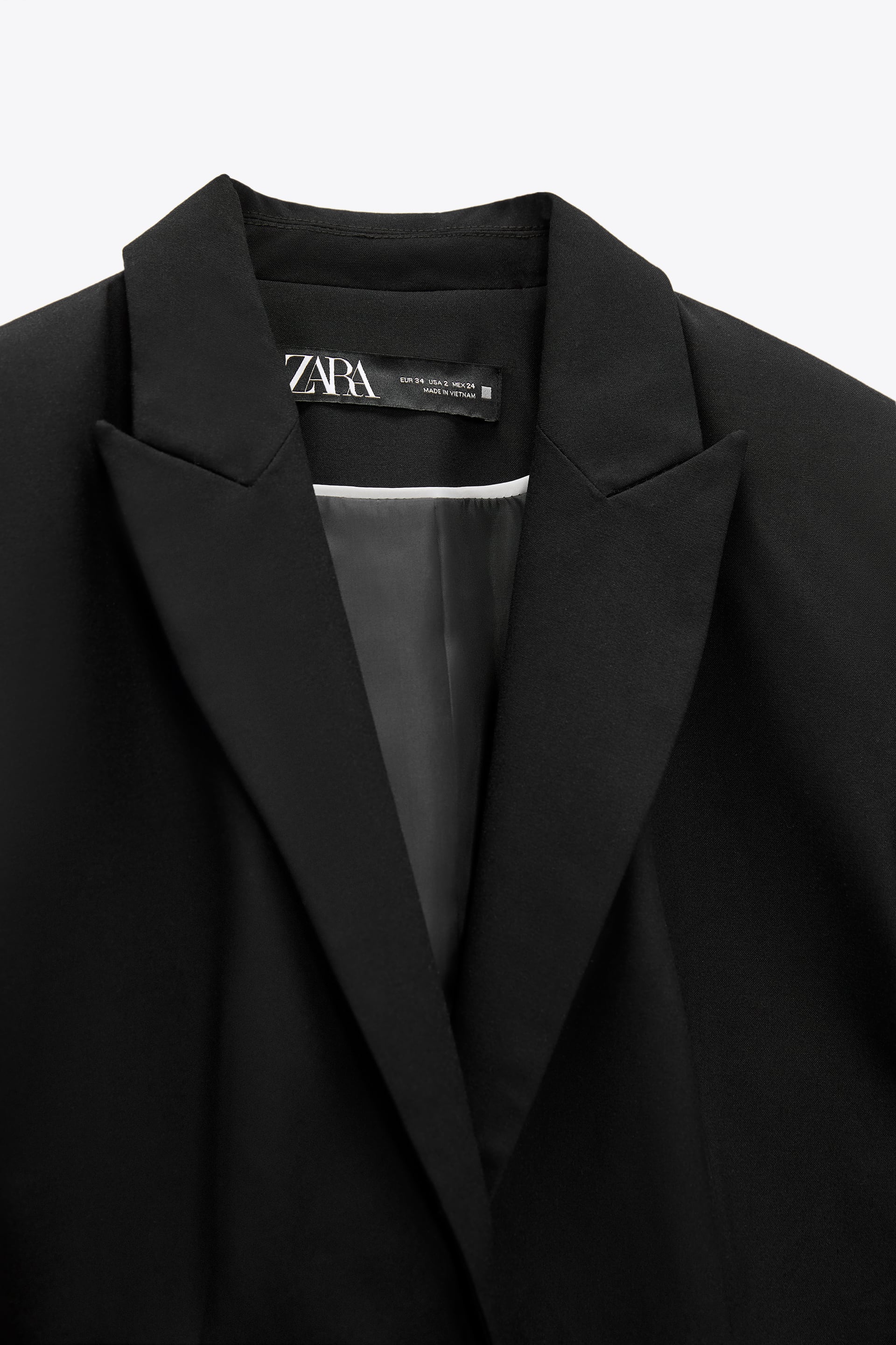 Actualizar 86+ images zara basic blazer - Viaterra.mx