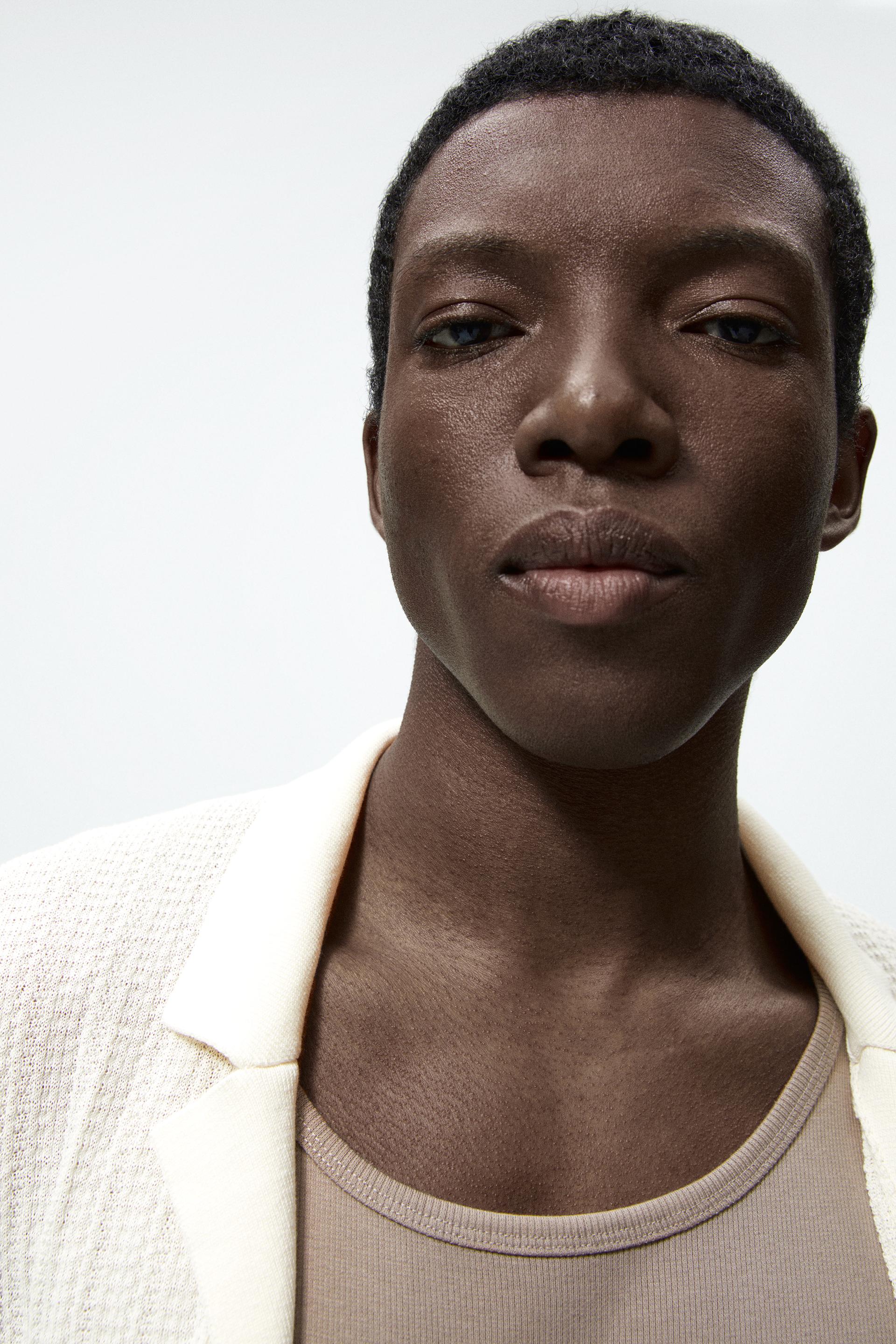 Zara KNIT SHIRT 184376353712