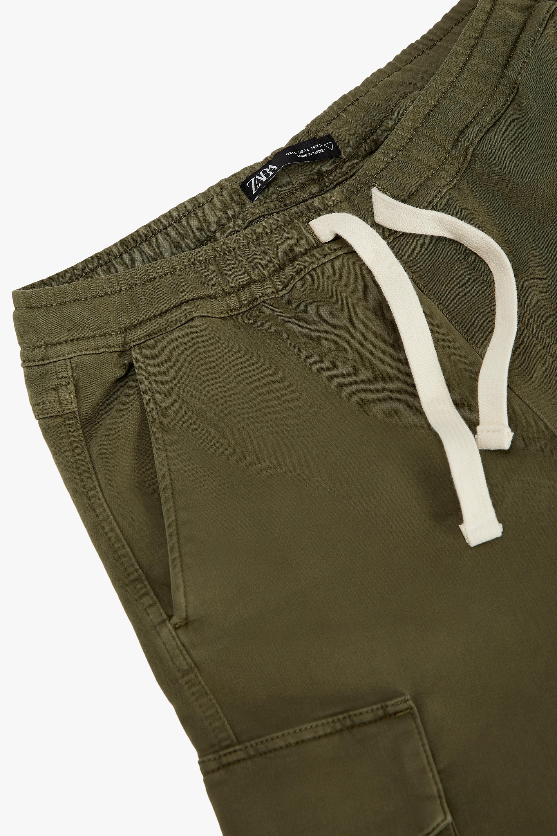 zara denim cargo pants