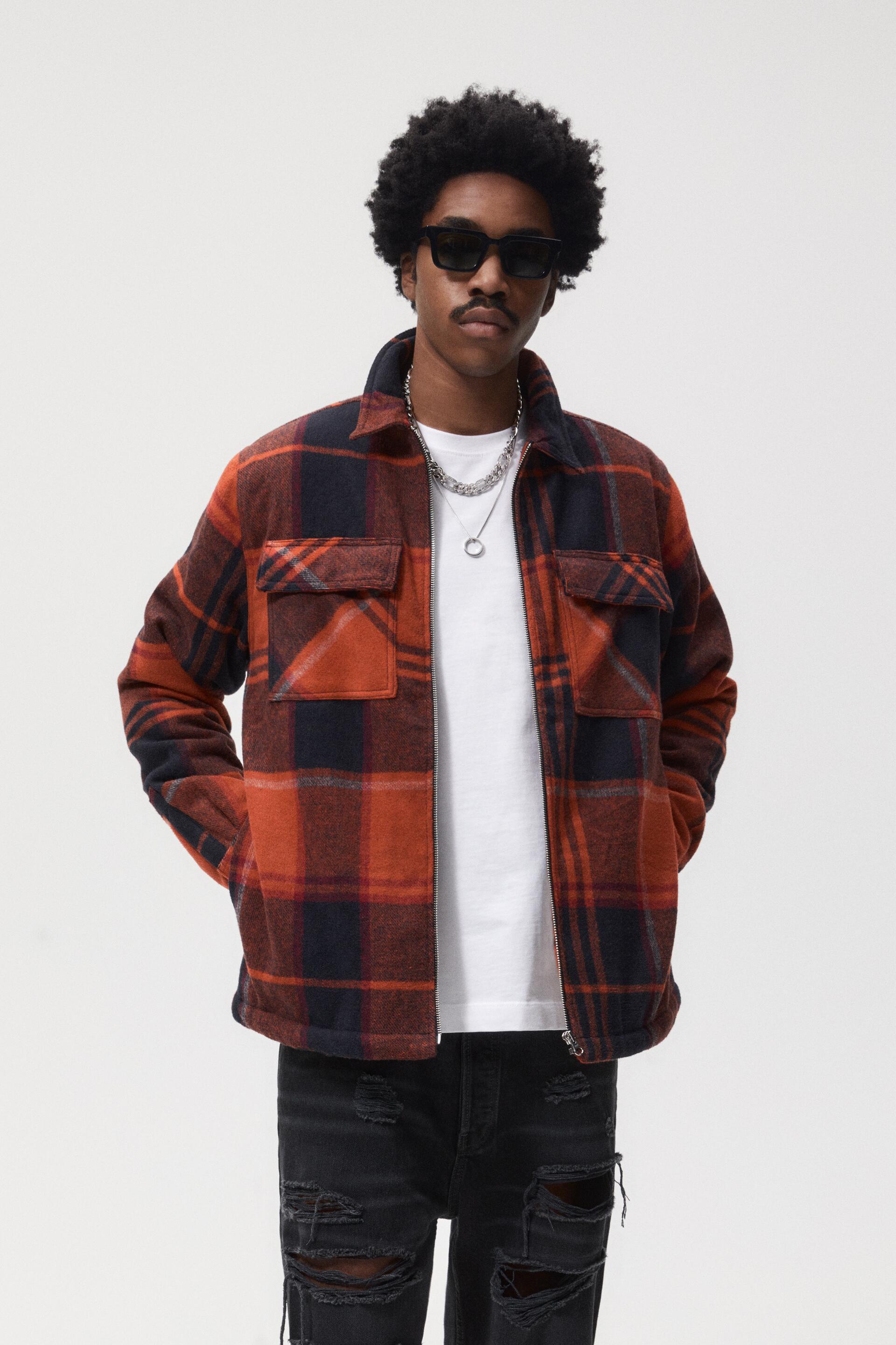 surchemise à carreaux zara surchemise à carreaux zara