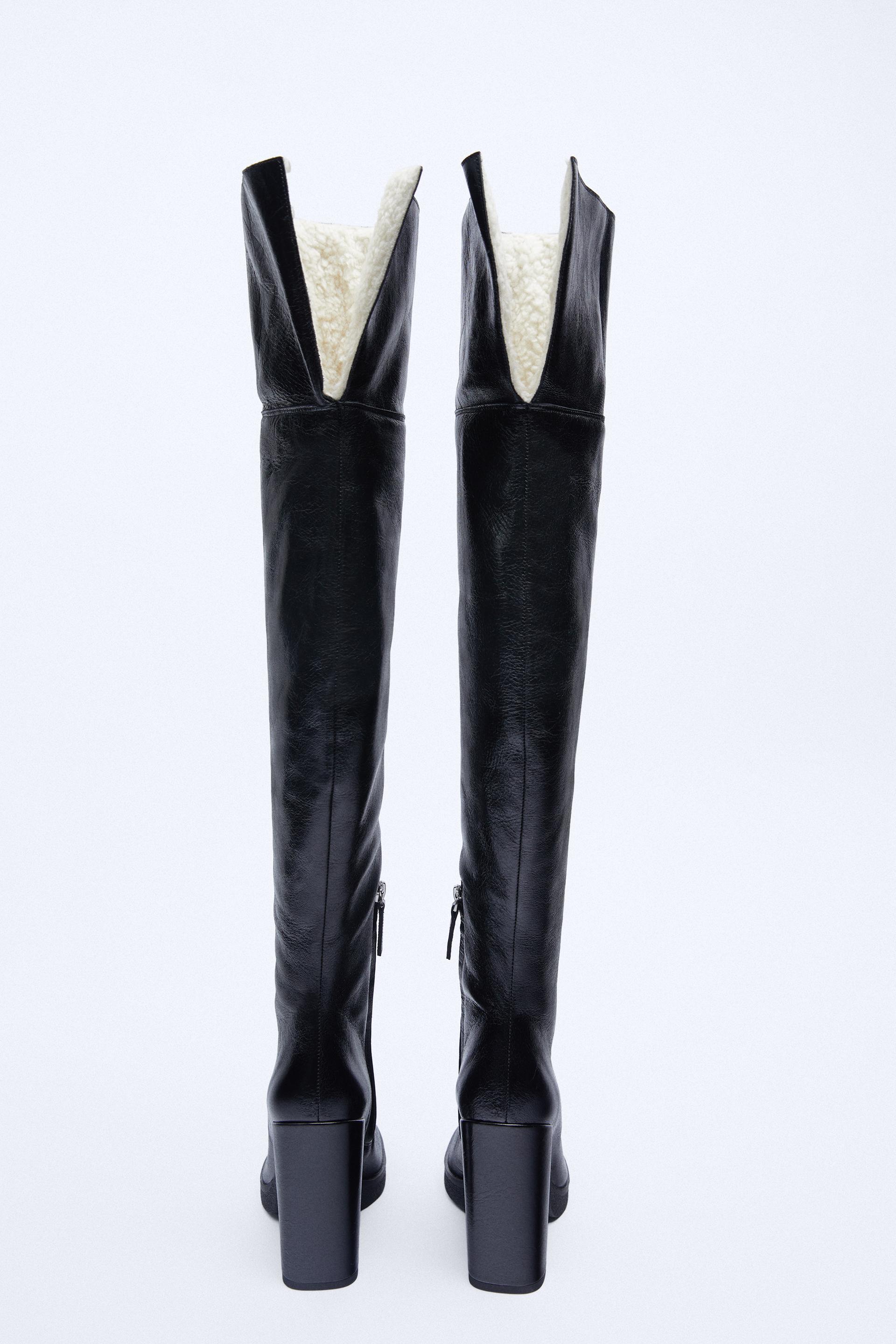 violation Théorie établie la monarchie bottes cuissardes en cuir zara Orteils Déranger Mixte cuissarde cuir zara