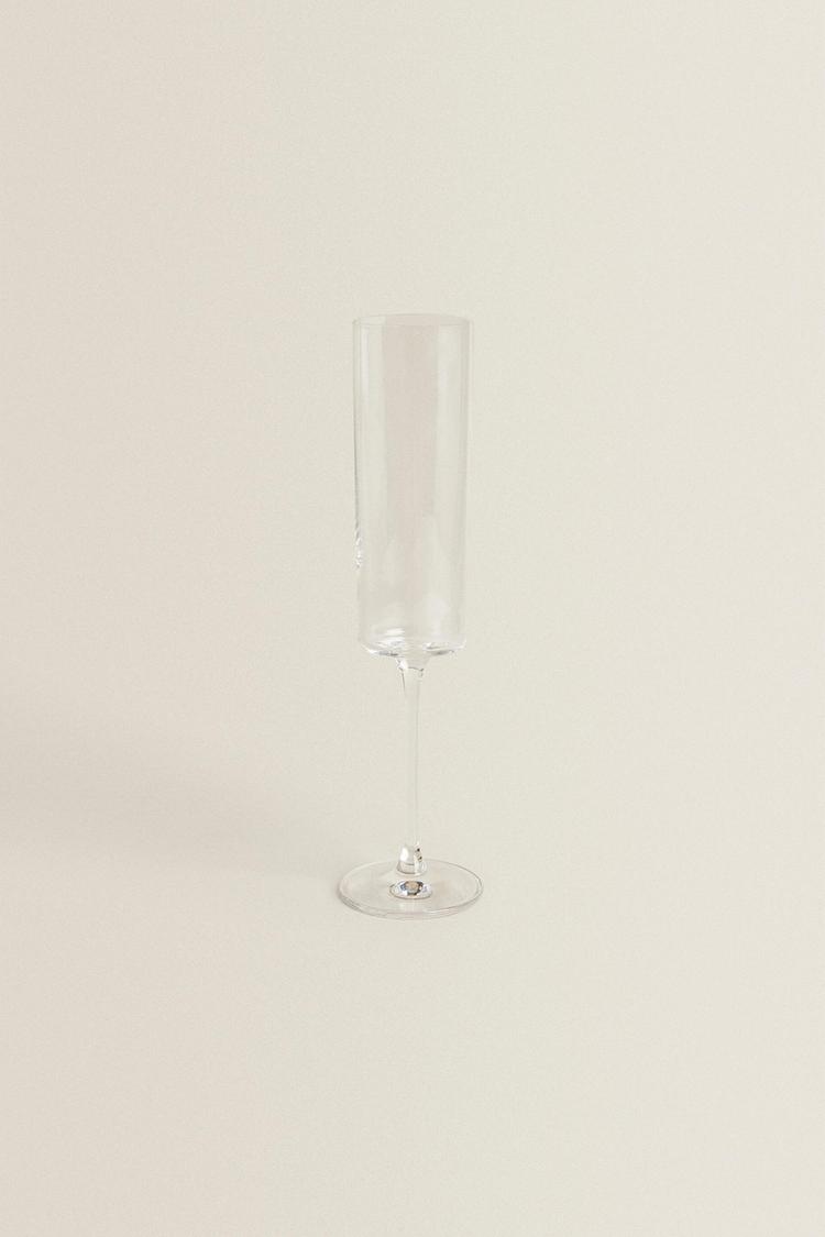 STRAIGHT CRYSTALLINE SPARKLING WINE FLUTE