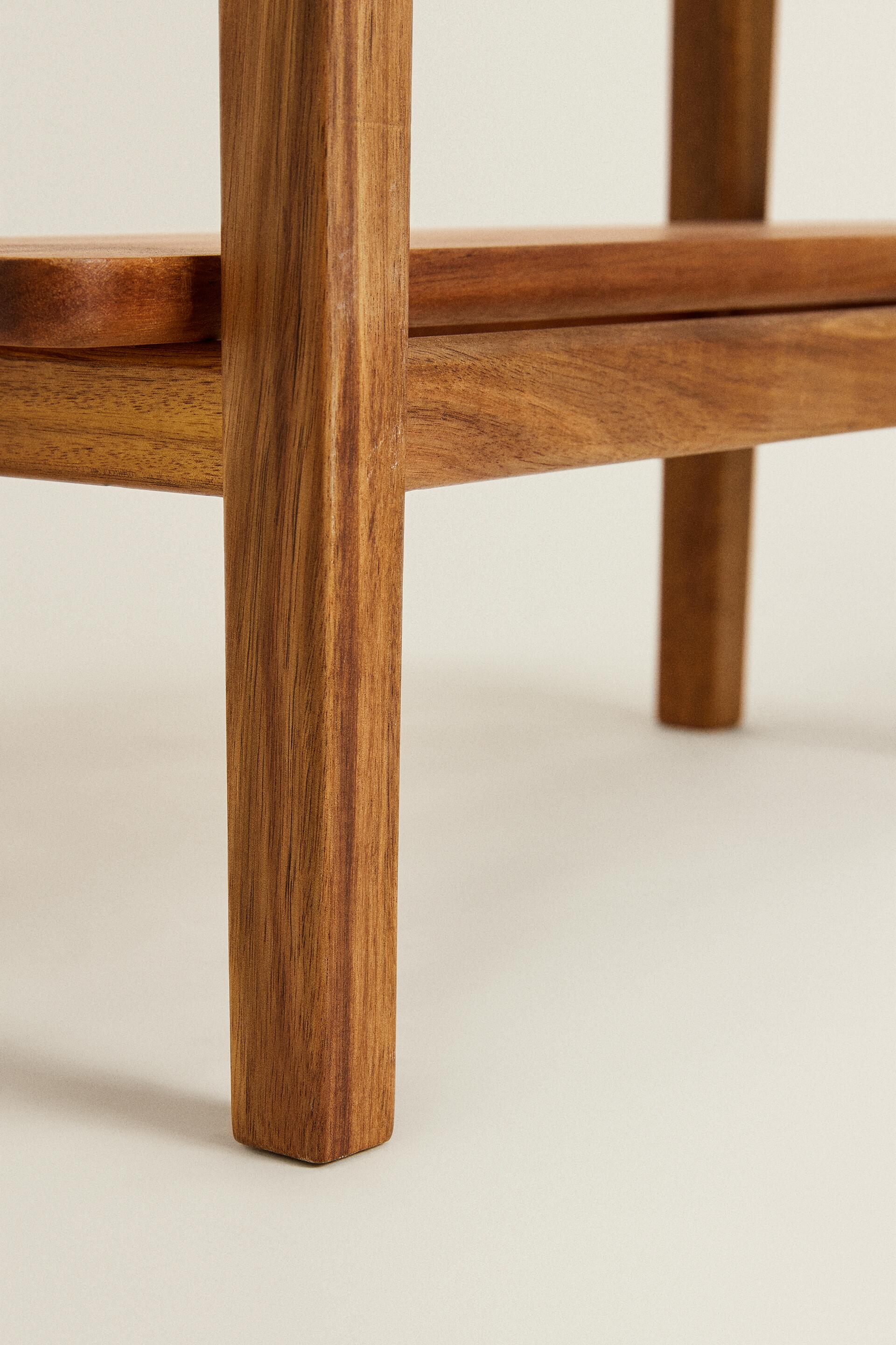 Zara Acacia Wood Bench International Shipping