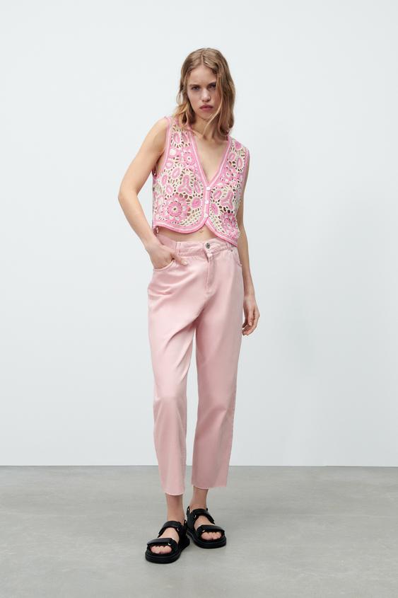 Zara CROCHET VEST 160278024620