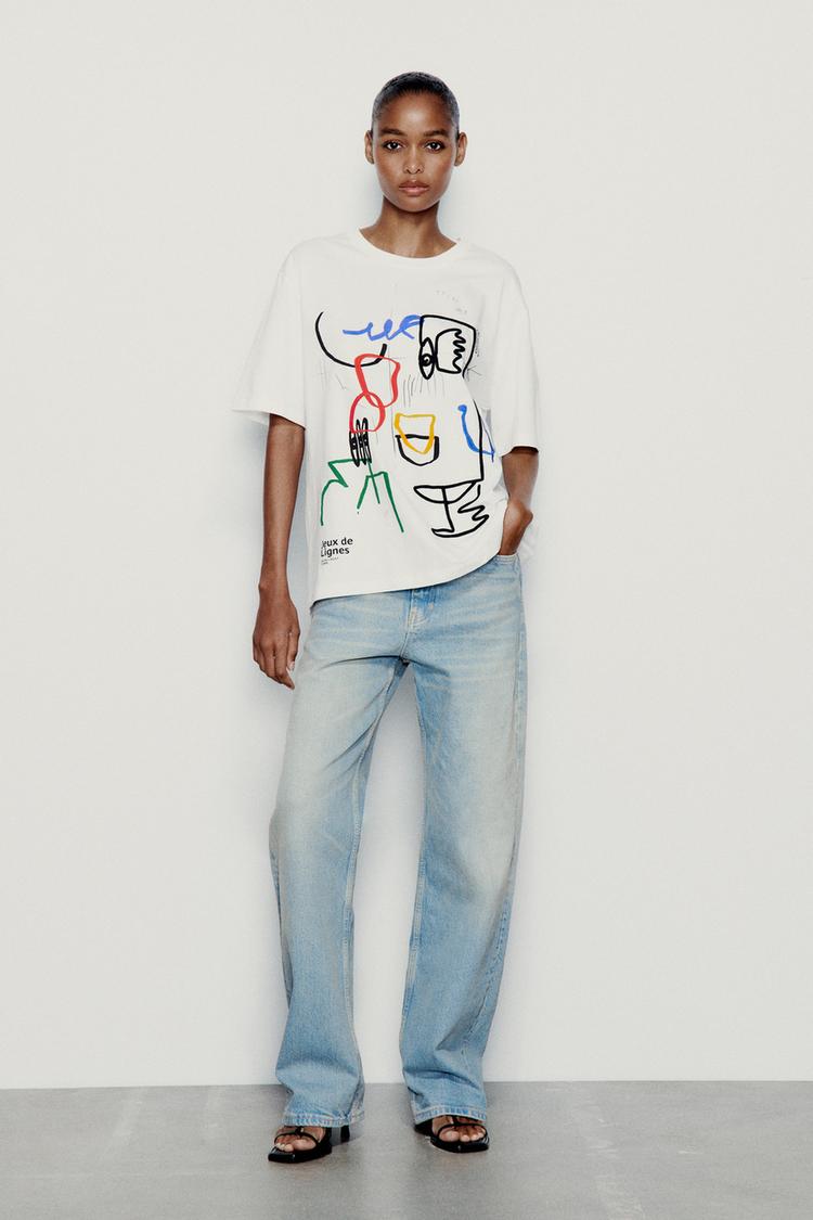 ARTY EMBROIDERED T-SHIRT