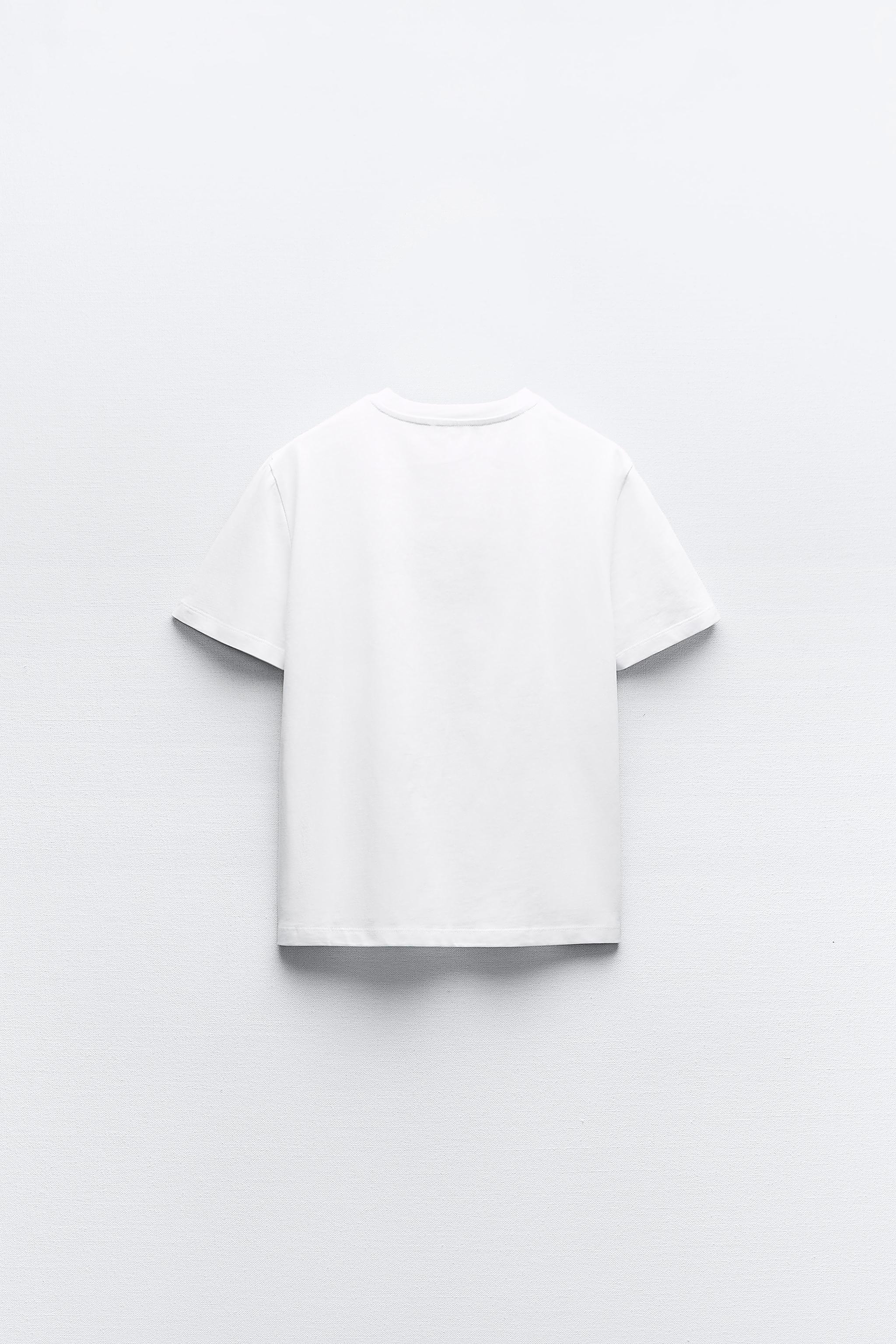 zara t shirt plain