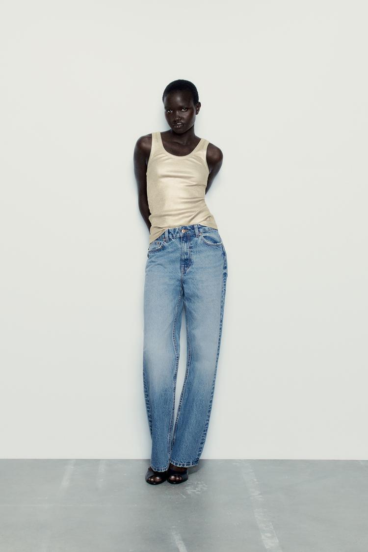 RIBBED T-SHIRT WITH FOIL