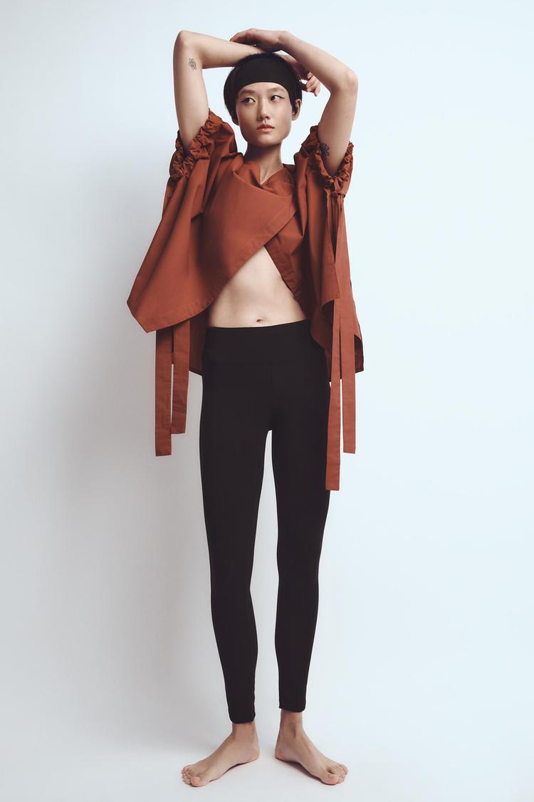 ASYMMETRIC POPLIN SHIRT