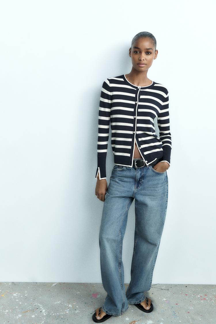BASIC STRIPED JACKET