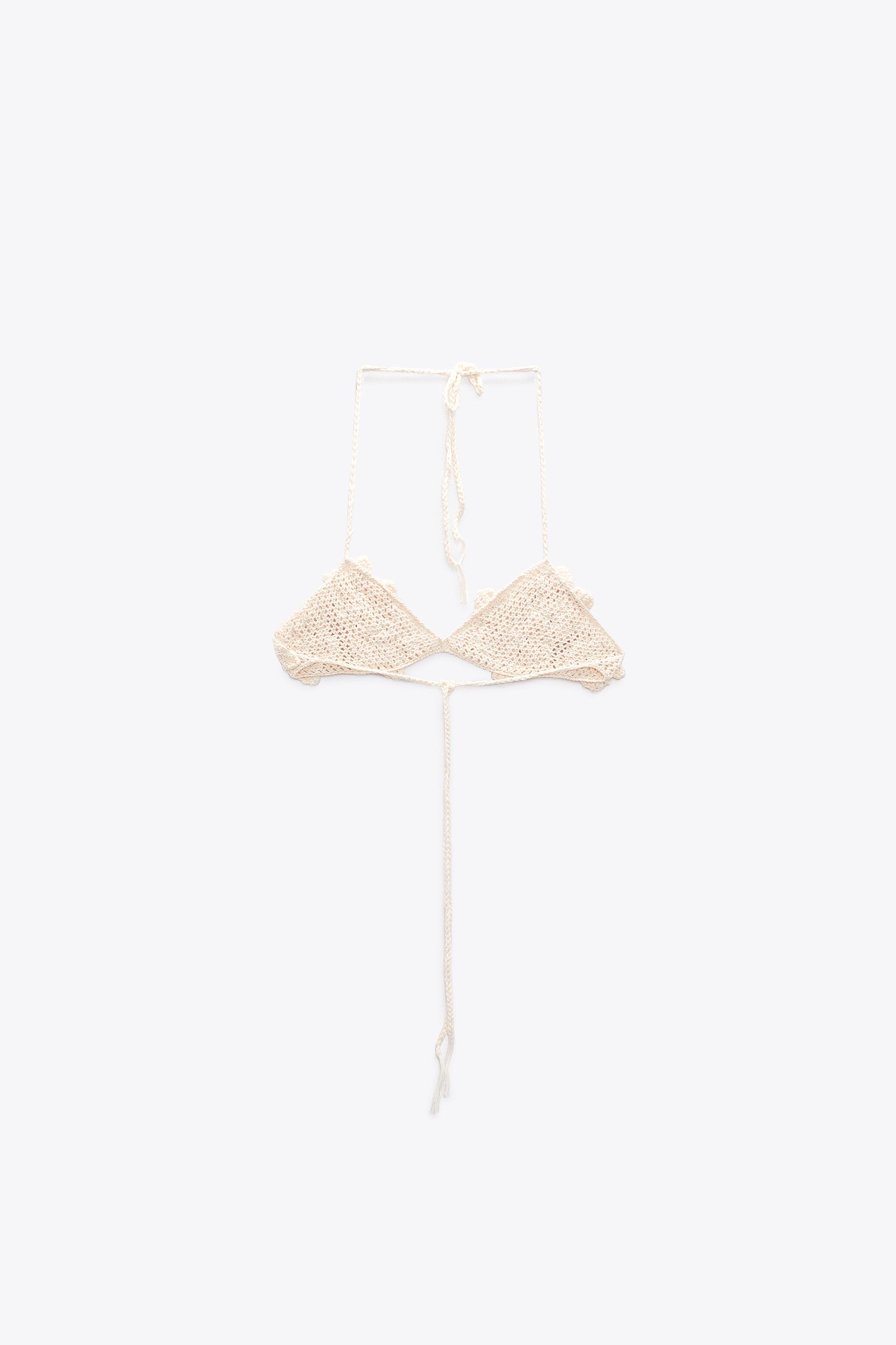 Zara FLORAL CROCHET TOP Mall of America®