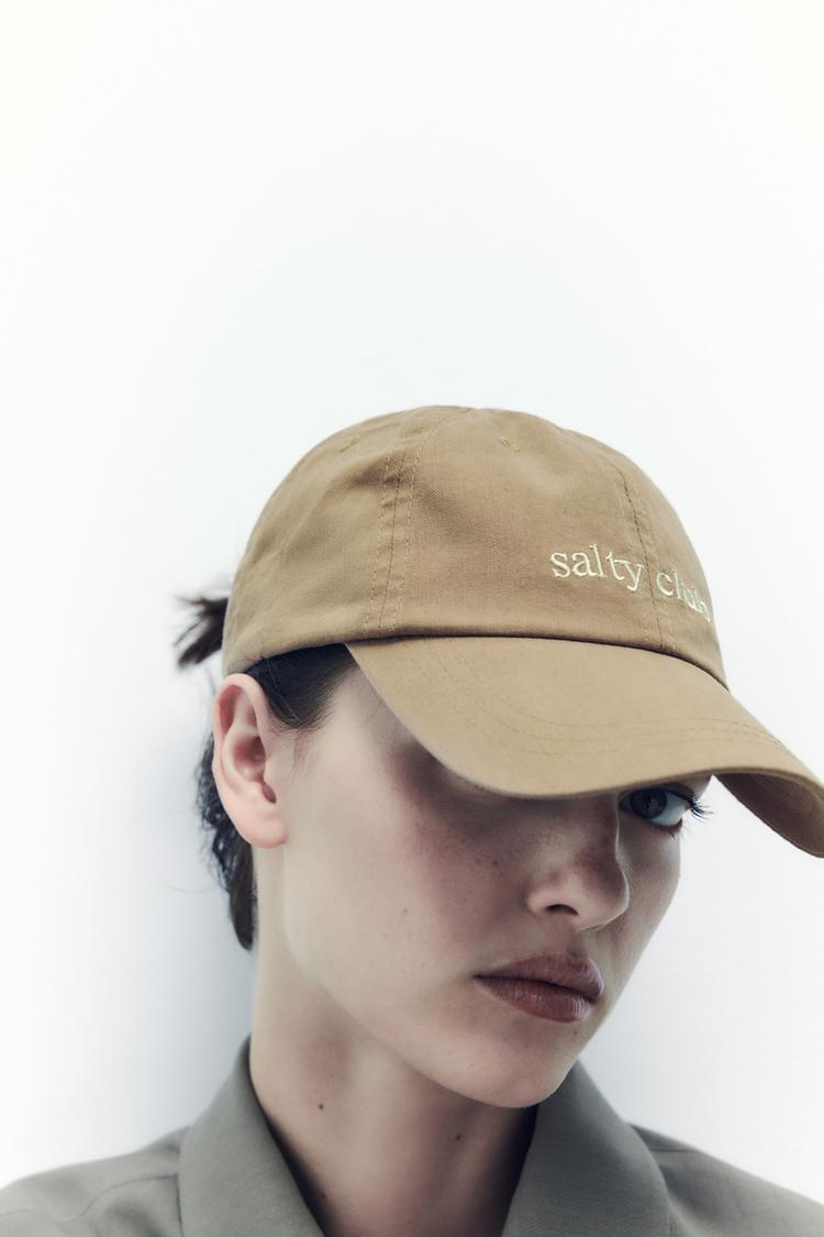 FADED CAP WITH SLOGAN