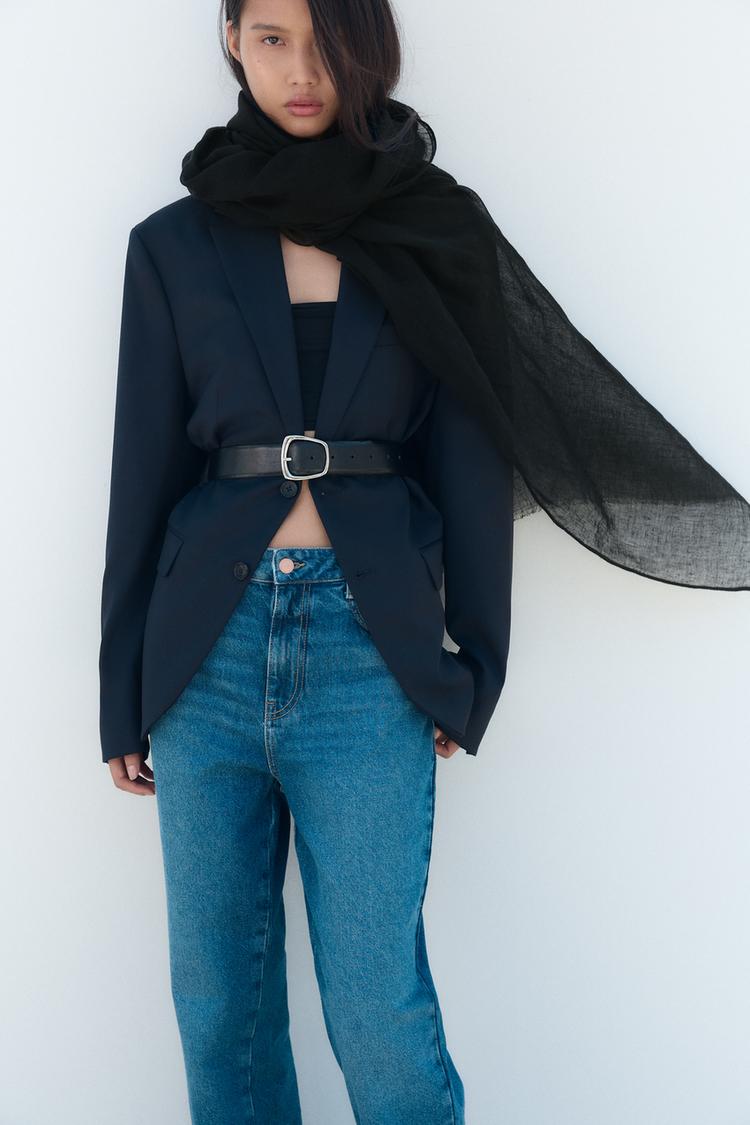 LINEN BLEND SCARF