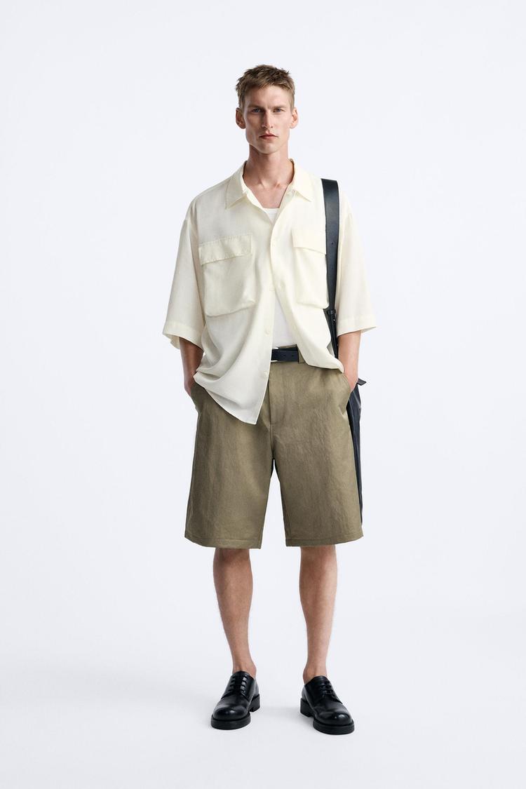 LYOCELL SHIRT WITH POCKETS