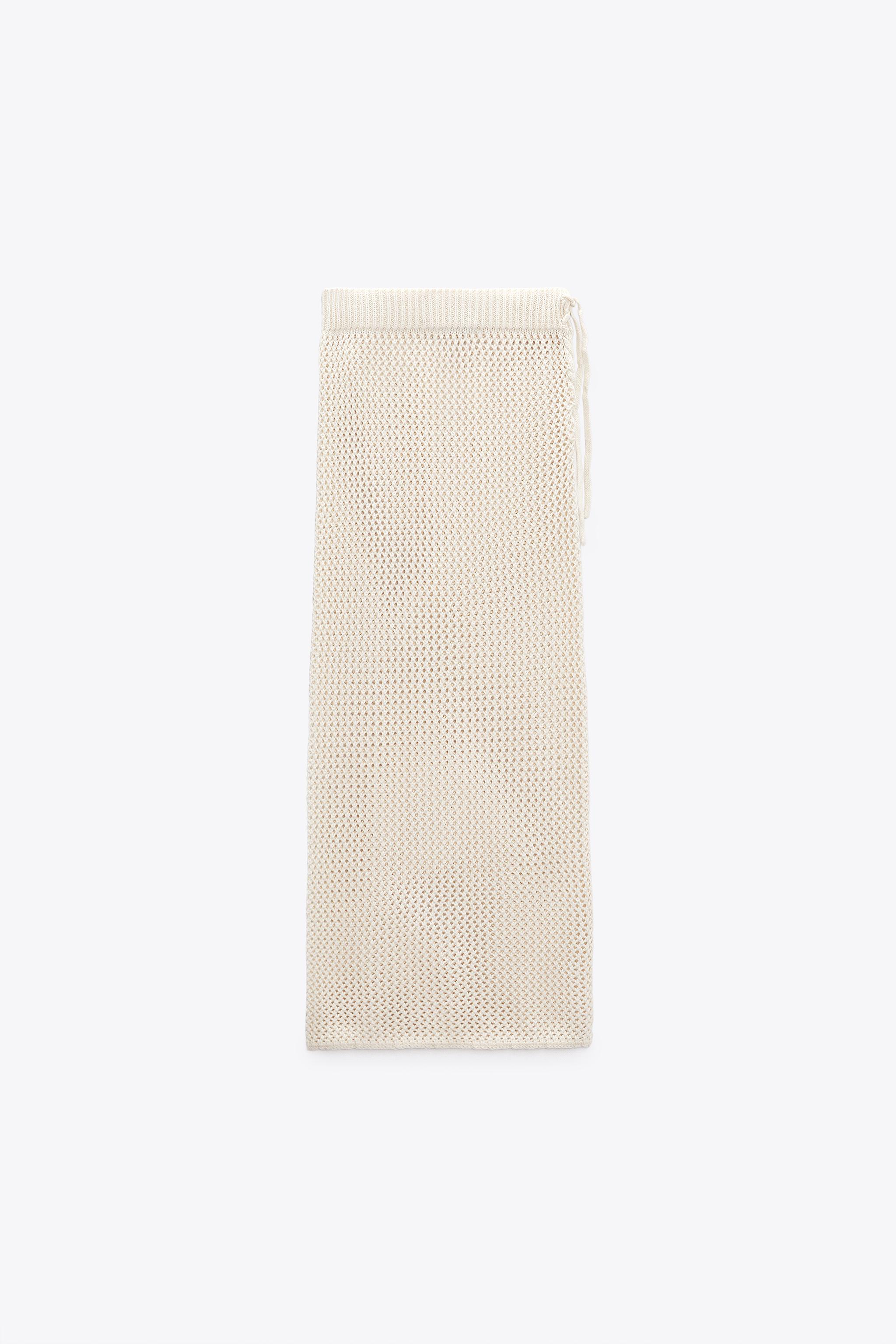 Zara CROCHETED SKIRT Square One