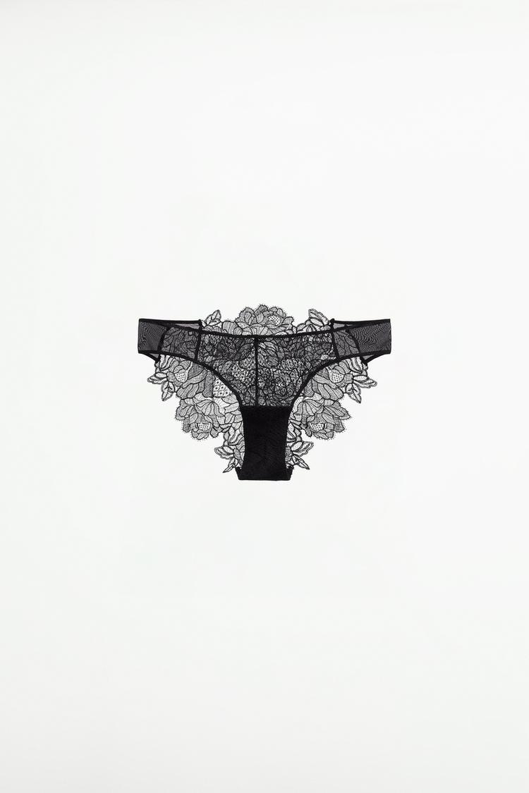 GUIPURE TULLE BRIEFS