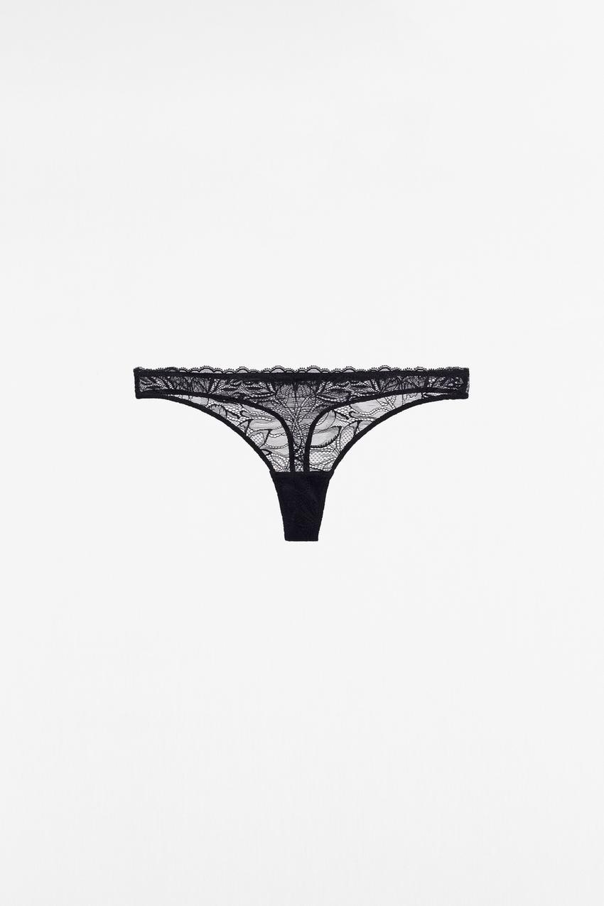 Black Lace G String